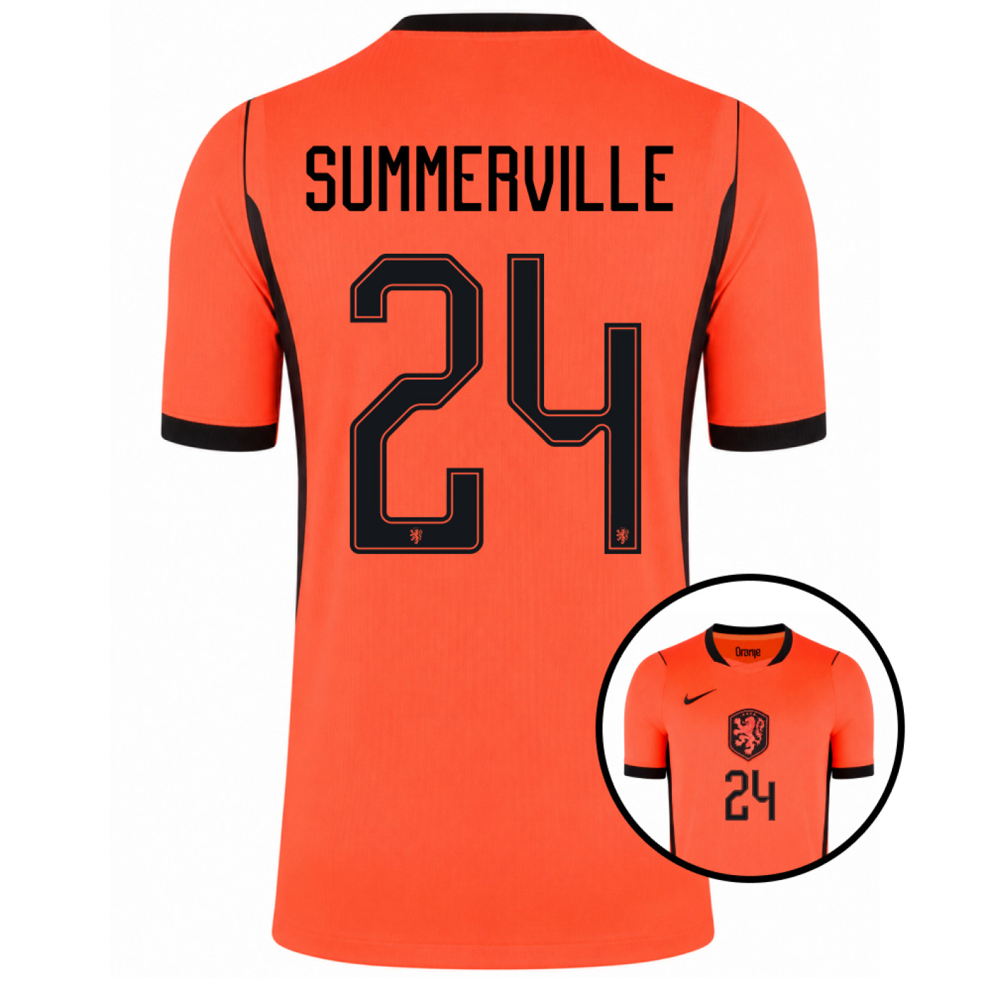 Nike Nederlands Elftal Summerville 24 Thuisshirt 2026-2028