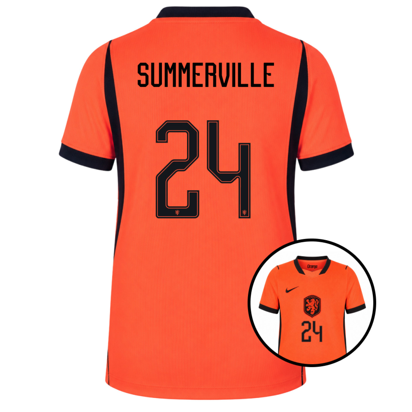 Nike Dutch Team Summerville 24 Home Shirt 2026-2028 Kids