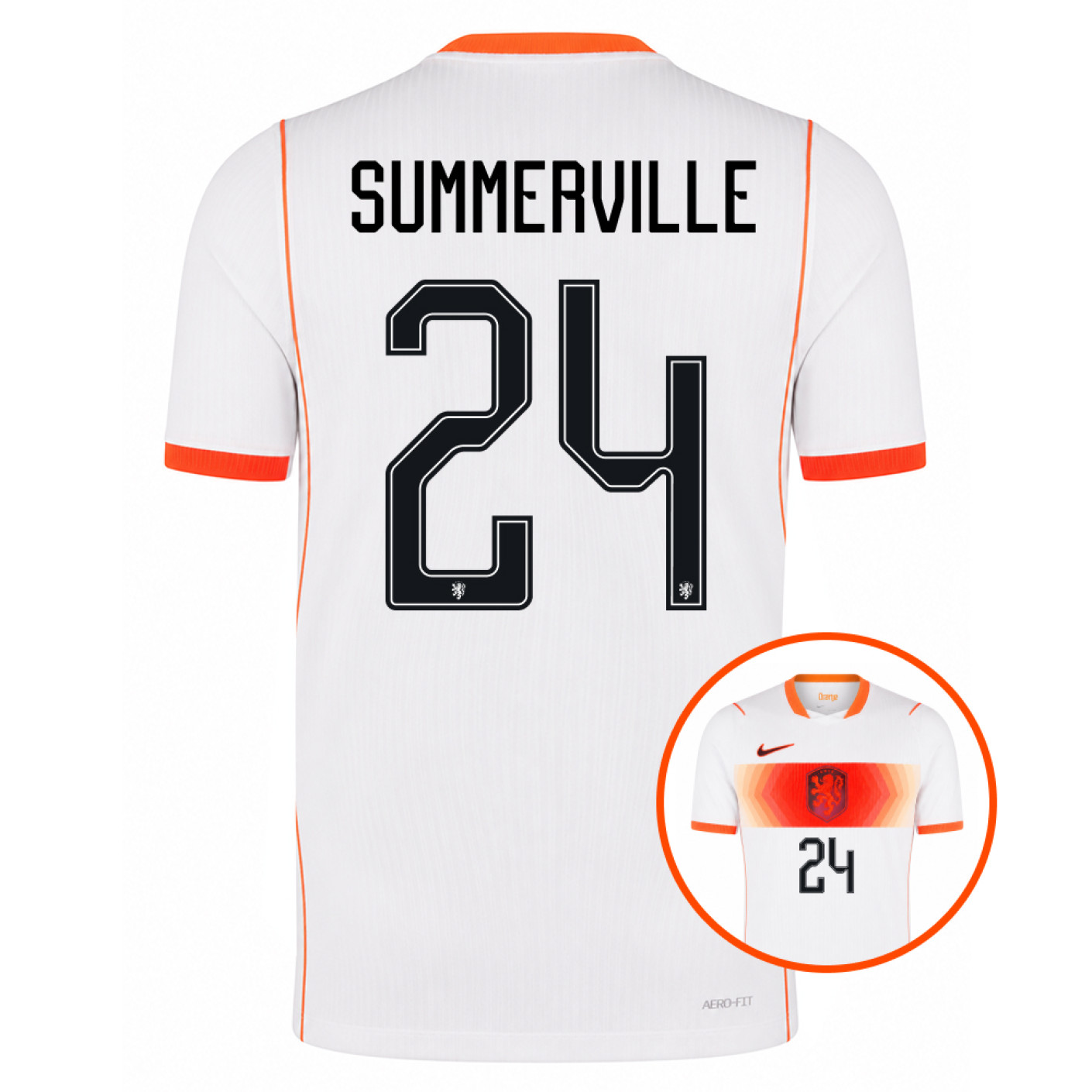 Nike Dutch Team Summerville 24 Away Shirt Authentic 2026-2028