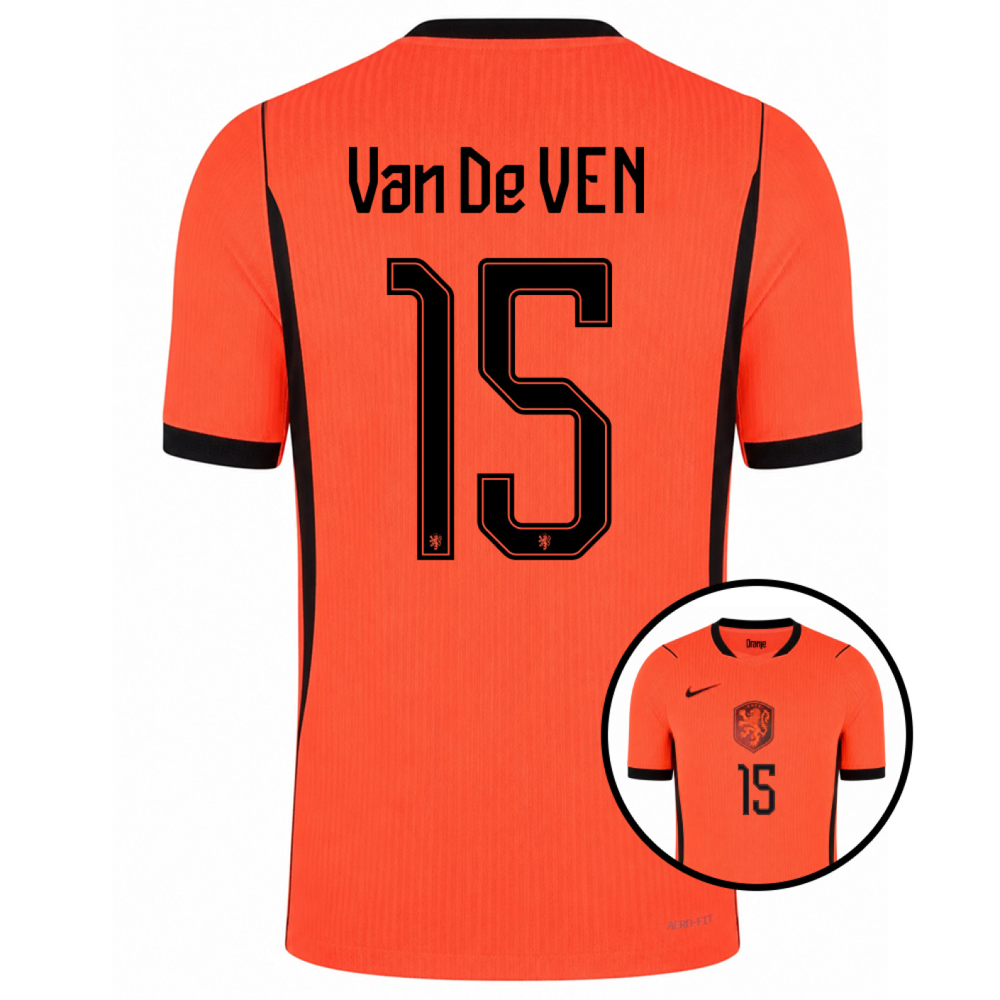 Nike Dutch Team Van De Ven 15 Authentic Home Shirt 2026-2028