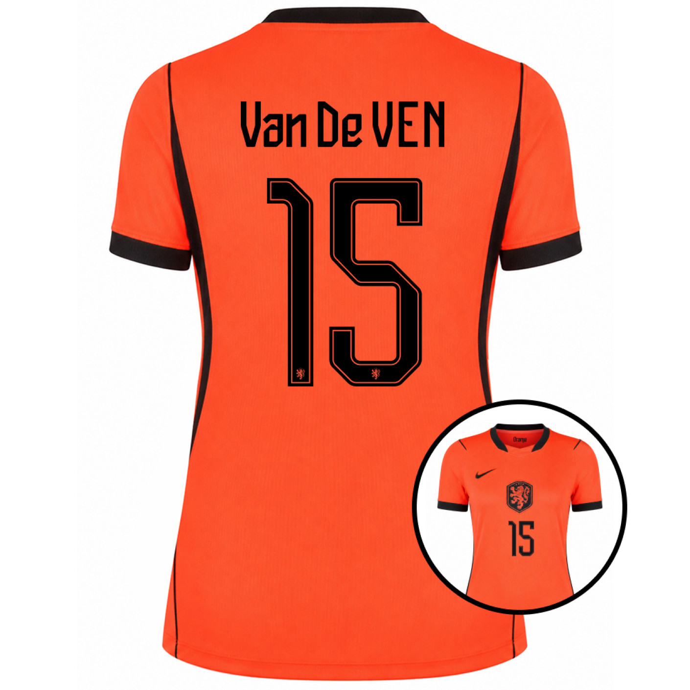 Nike Nederlands Elftal Van De Ven 15 Thuisshirt 2026-2028 Dames