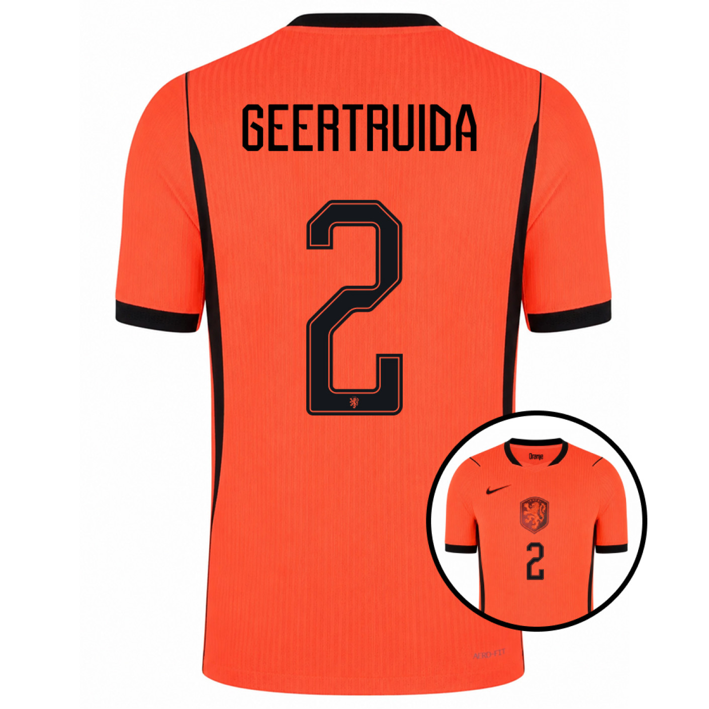 Nike Nederlands Elftal Geertruida 2 Thuisshirt Authentic 2026-2028