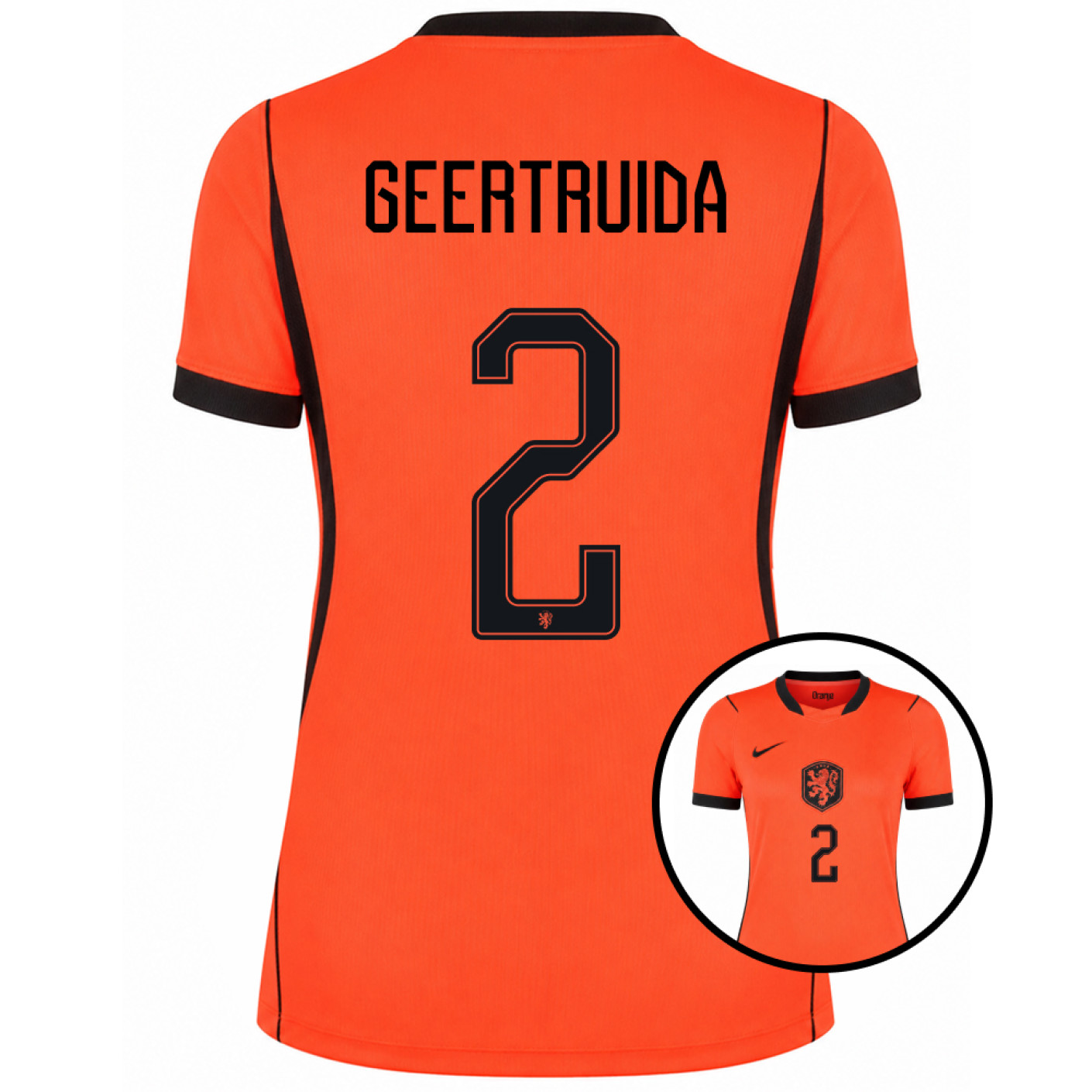 Nike Nederlands Elftal Geertruida 2 Thuisshirt 2026-2028 Dames