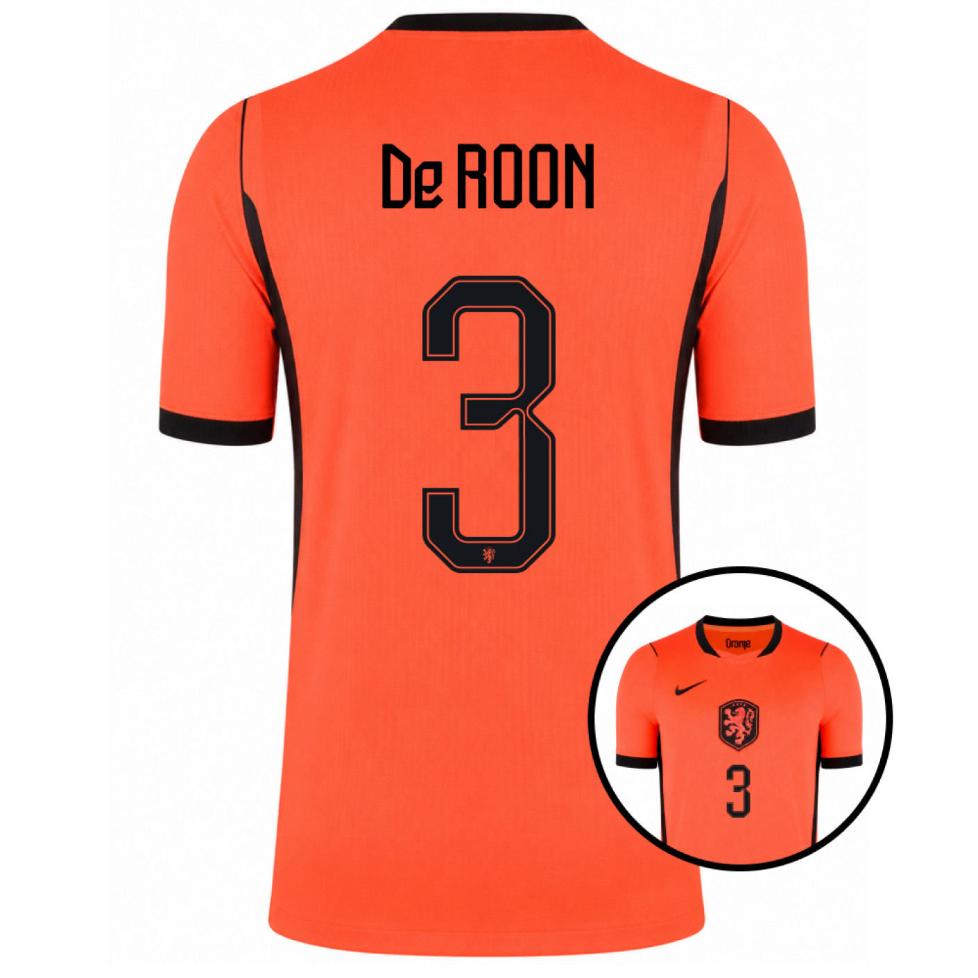 Nike Dutch Team De Roon 3 Home Shirt 2026-2028