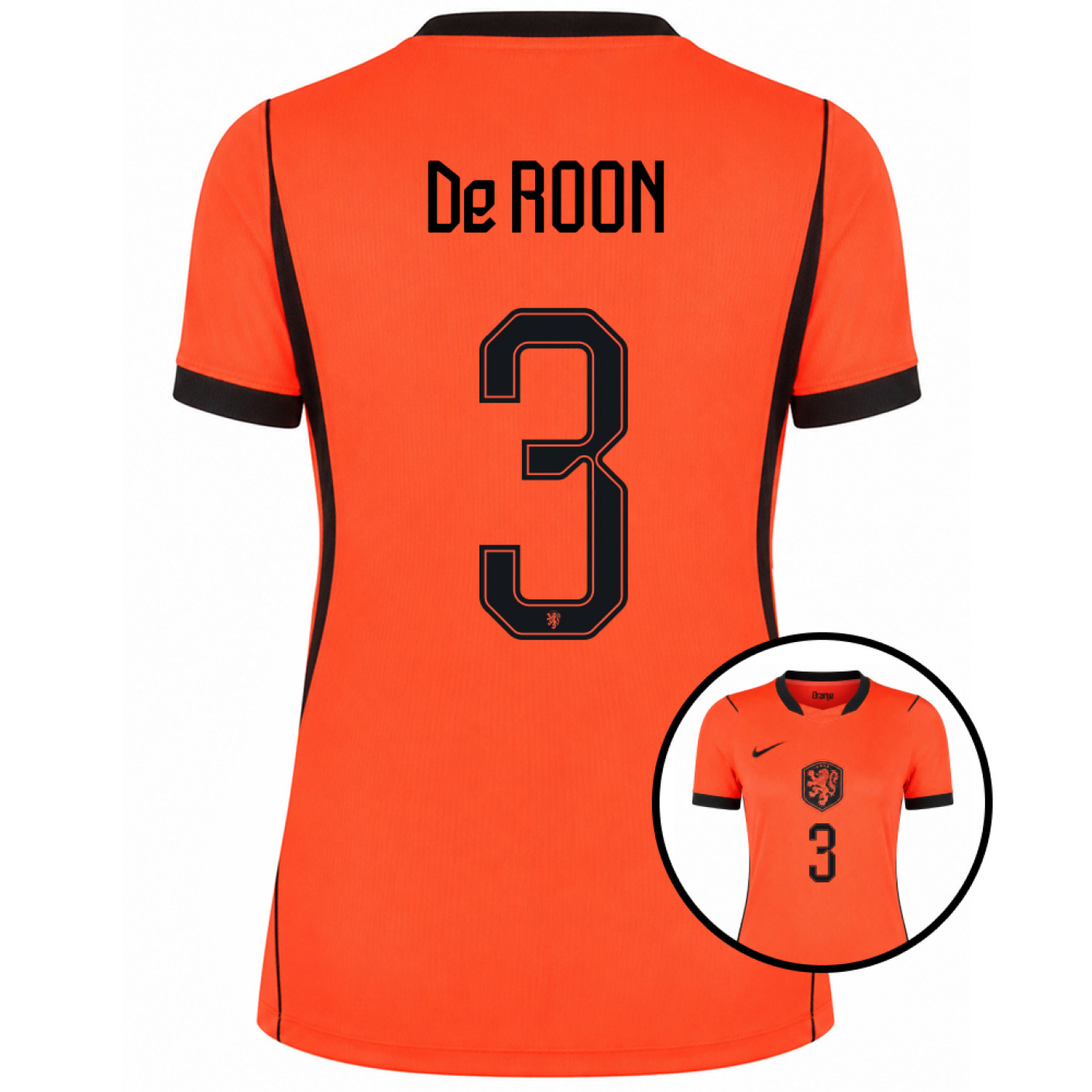 Nike Nederlands Elftal De Roon 3 Thuisshirt 2026-2028 Dames