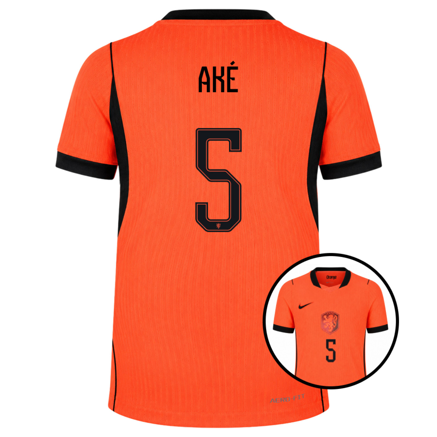 Nike Nederlands Elftal Aké 5 Thuisshirt Authentic 2026-2028 Kids