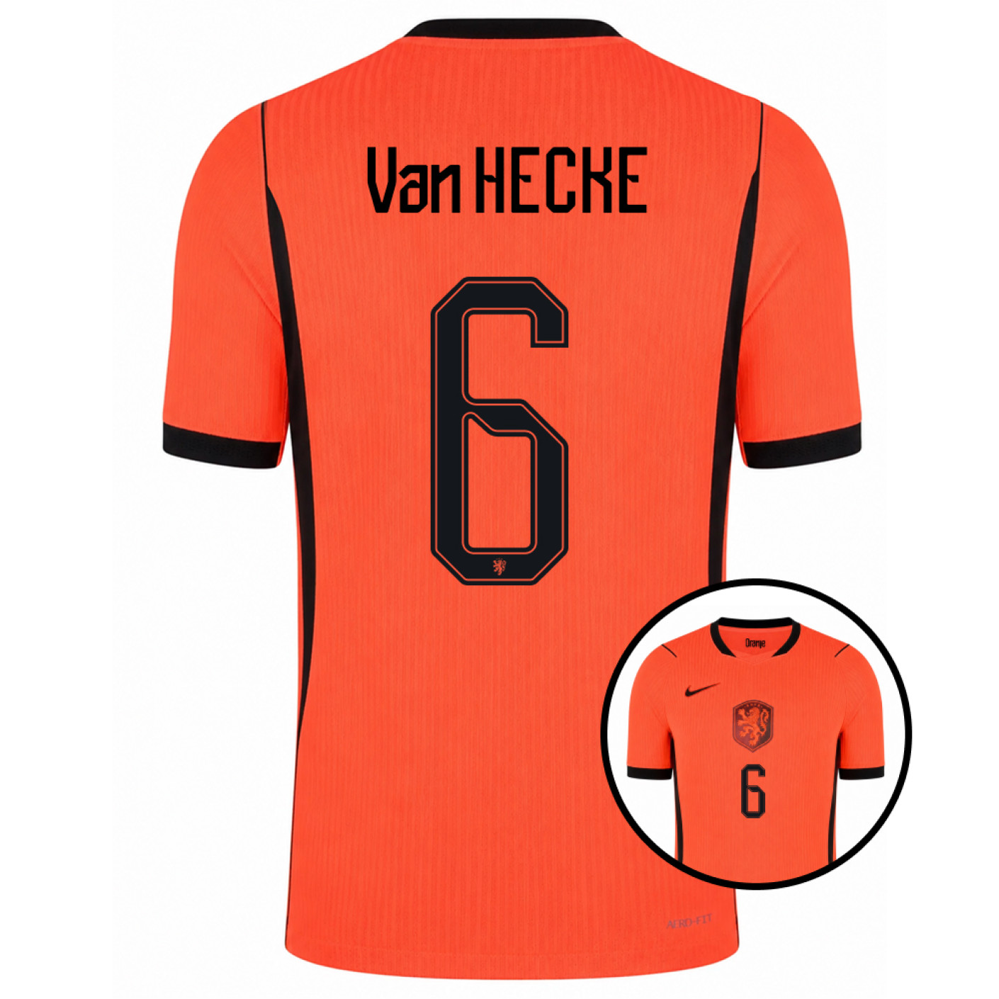 Nike Nederlands Elftal Van Hecke 6 Thuisshirt Authentic 2026-2028