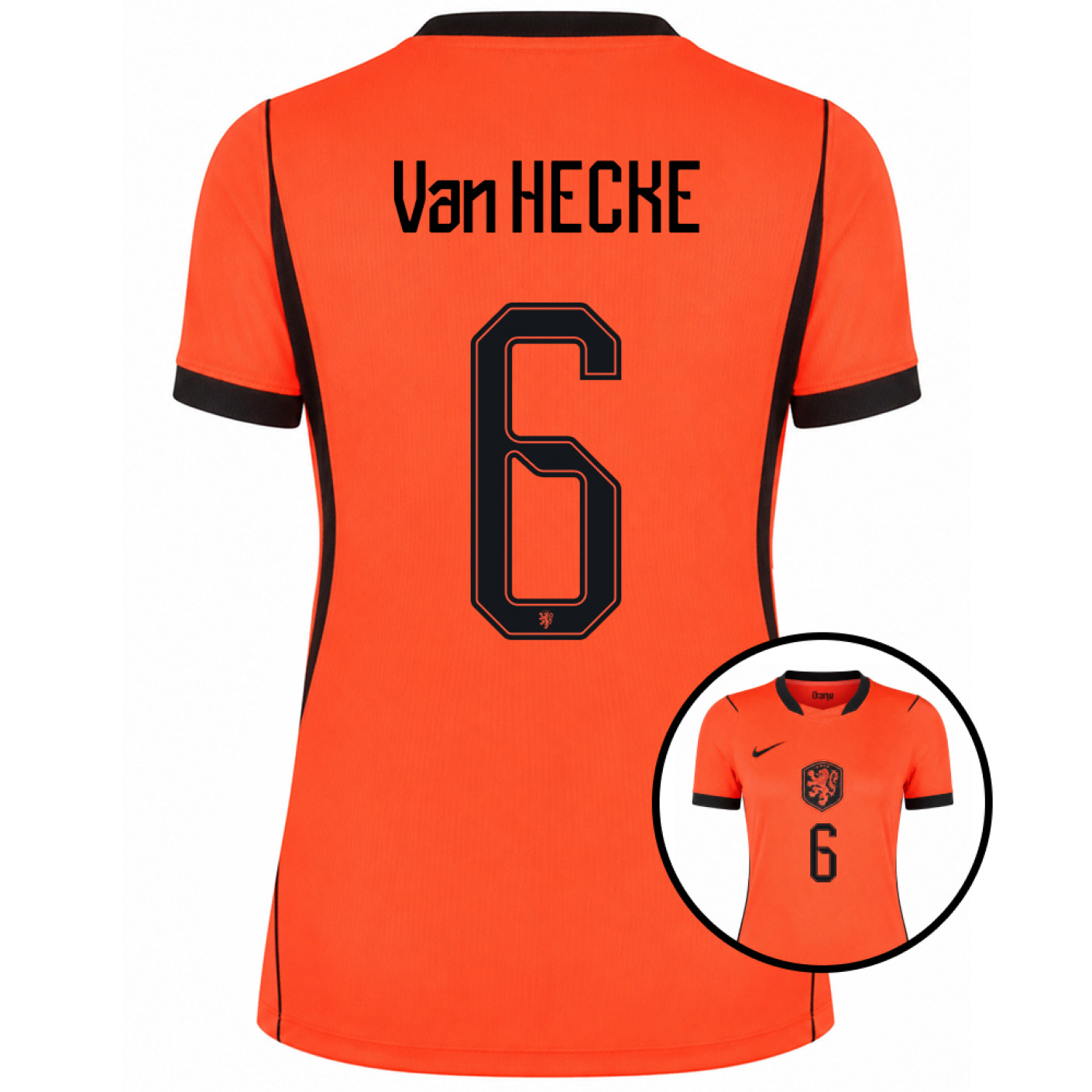 Nike Dutch Team Van Hecke 6 Home Shirt 2026-2028 Women