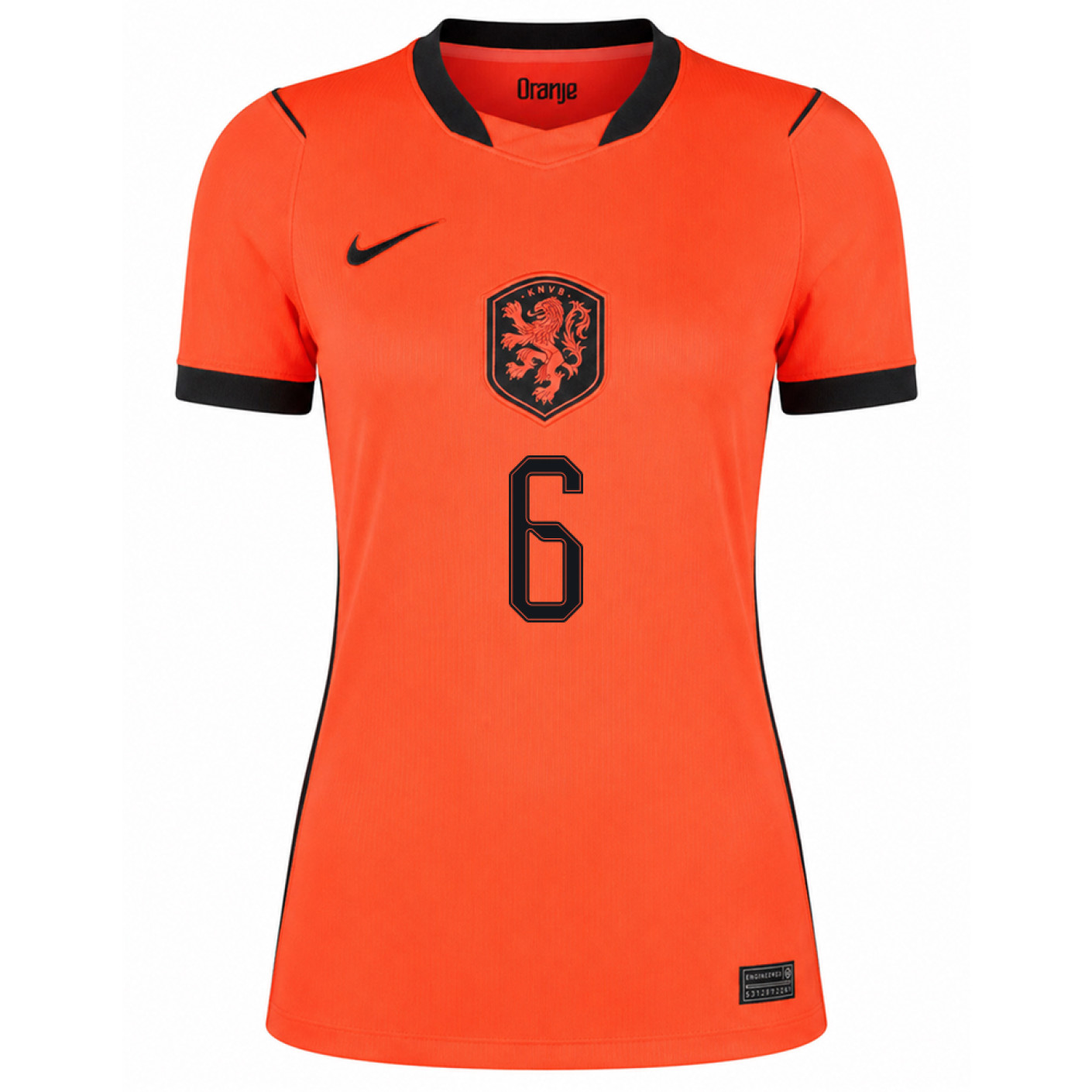 Nike Nederlands Elftal Van Hecke 6 Thuisshirt 2026-2028 Dames