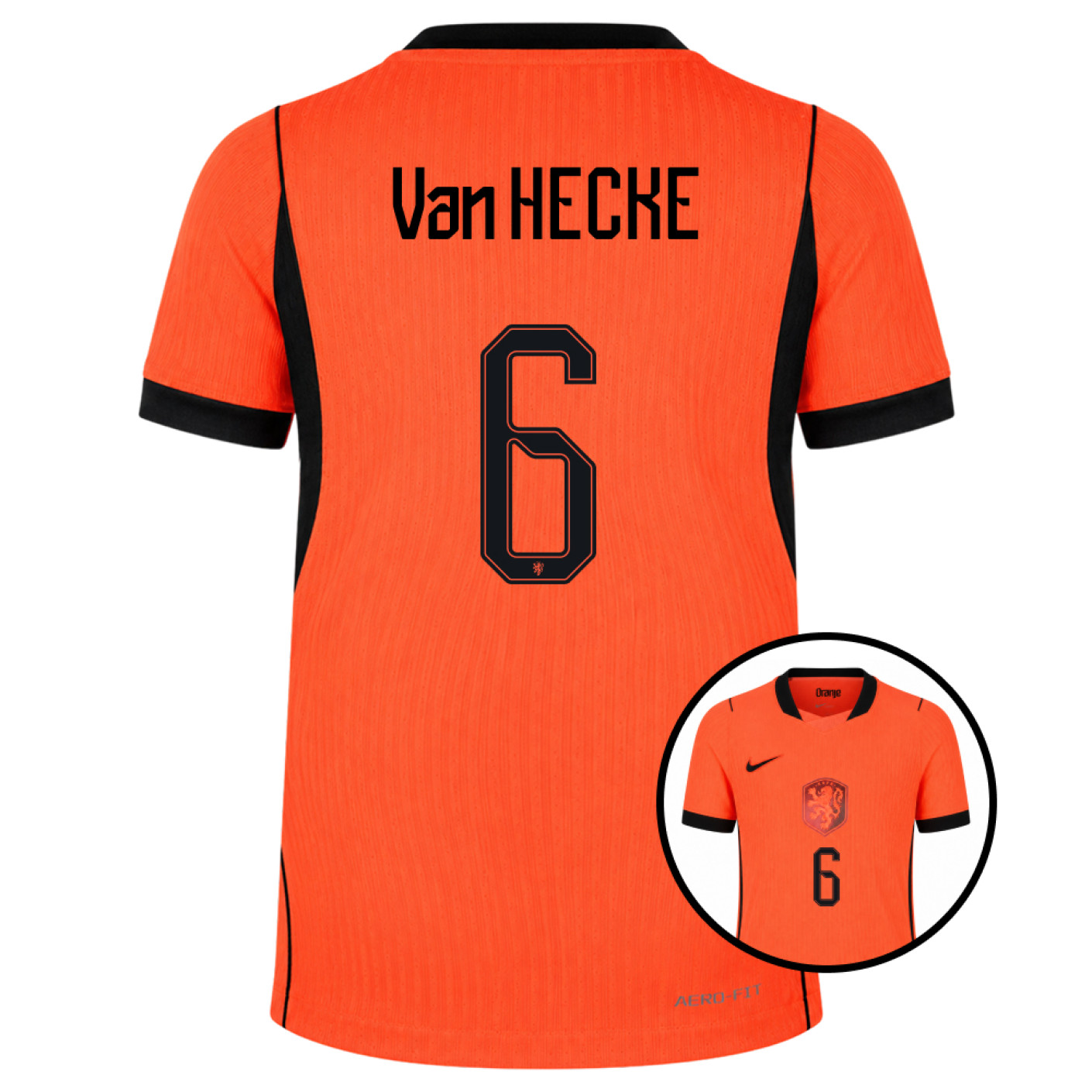 Nike Nederlands Elftal Van Hecke 6 Thuisshirt Authentic 2026-2028 Kids
