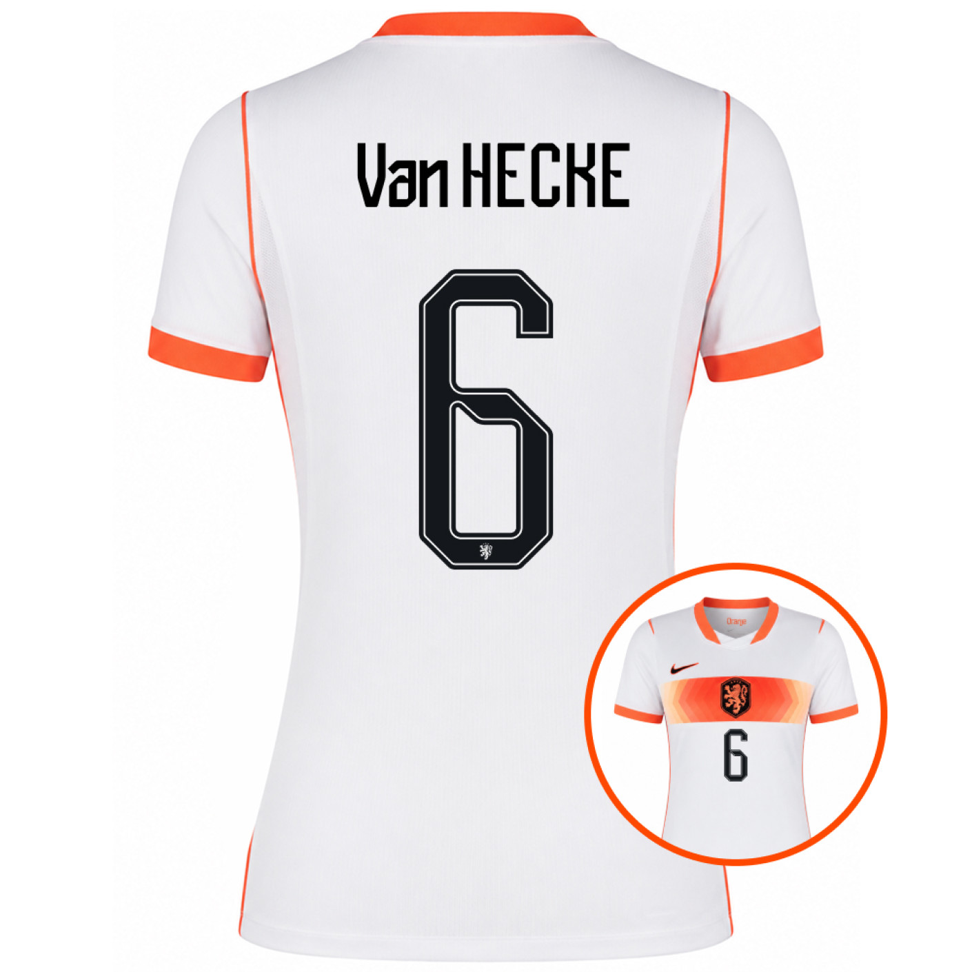 Nike Nederlands Elftal Van Hecke 6 Uitshirt 2026-2028 Dames