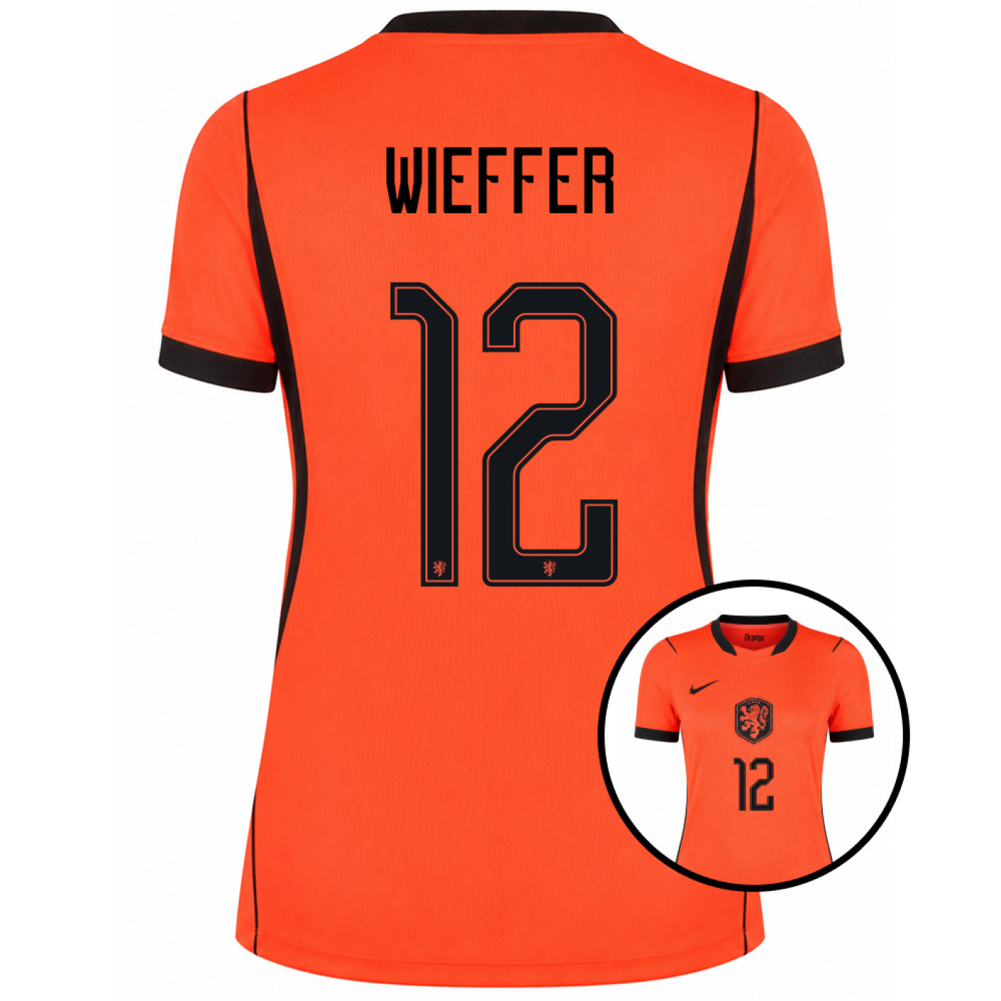 Nike Nederlands Elftal Wieffer 12 Thuisshirt 2026-2028 Dames
