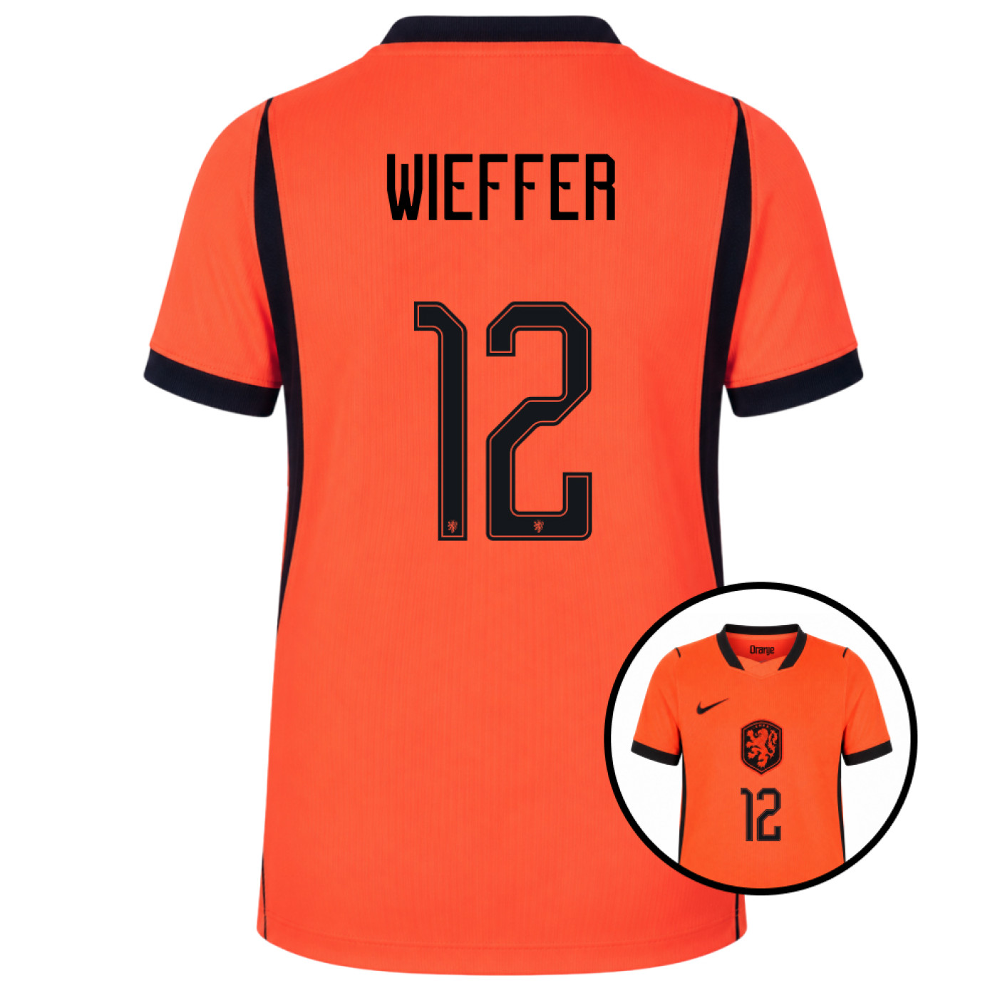 Nike Nederlands Elftal Wieffer 12 Thuisshirt 2026-2028 Kids
