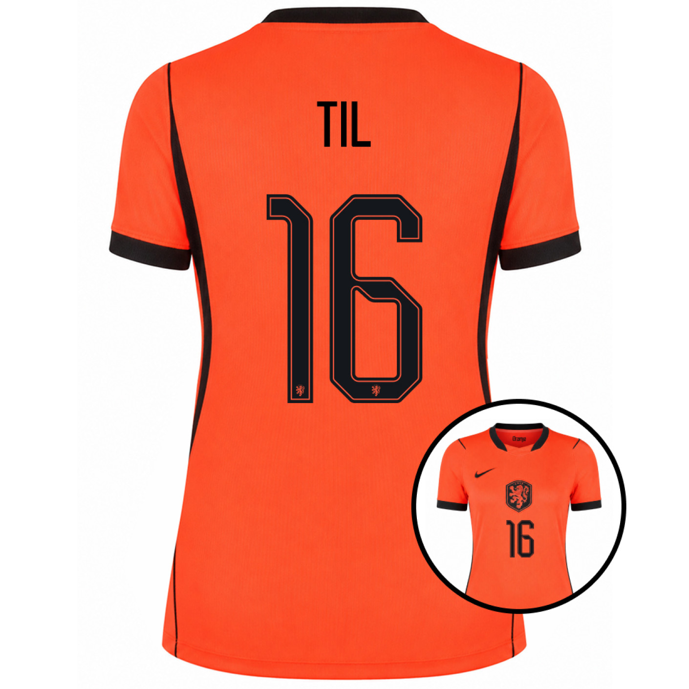 Nike Dutch Team Til 16 Home Shirt 2026-2028 Women