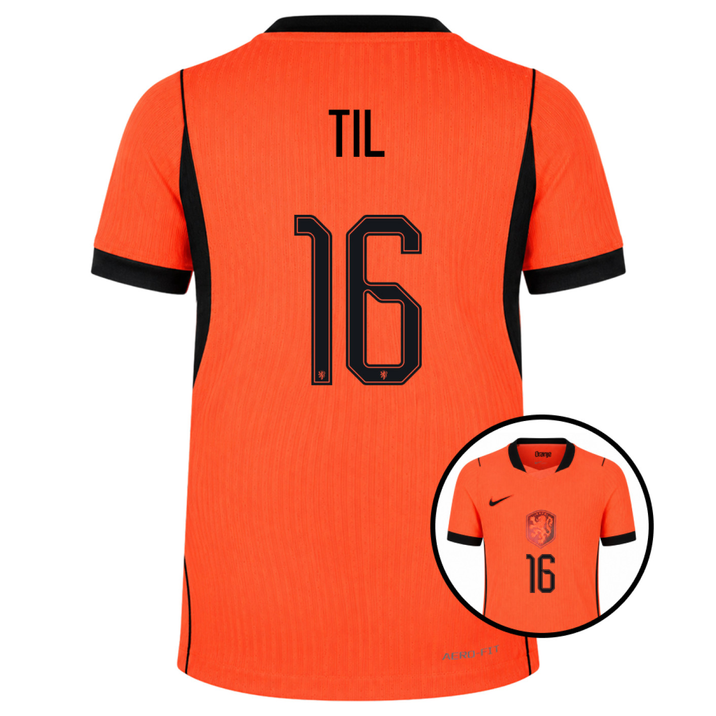 Nike Dutch Team Til 16 Authentic Home Shirt 2026-2028 Kids