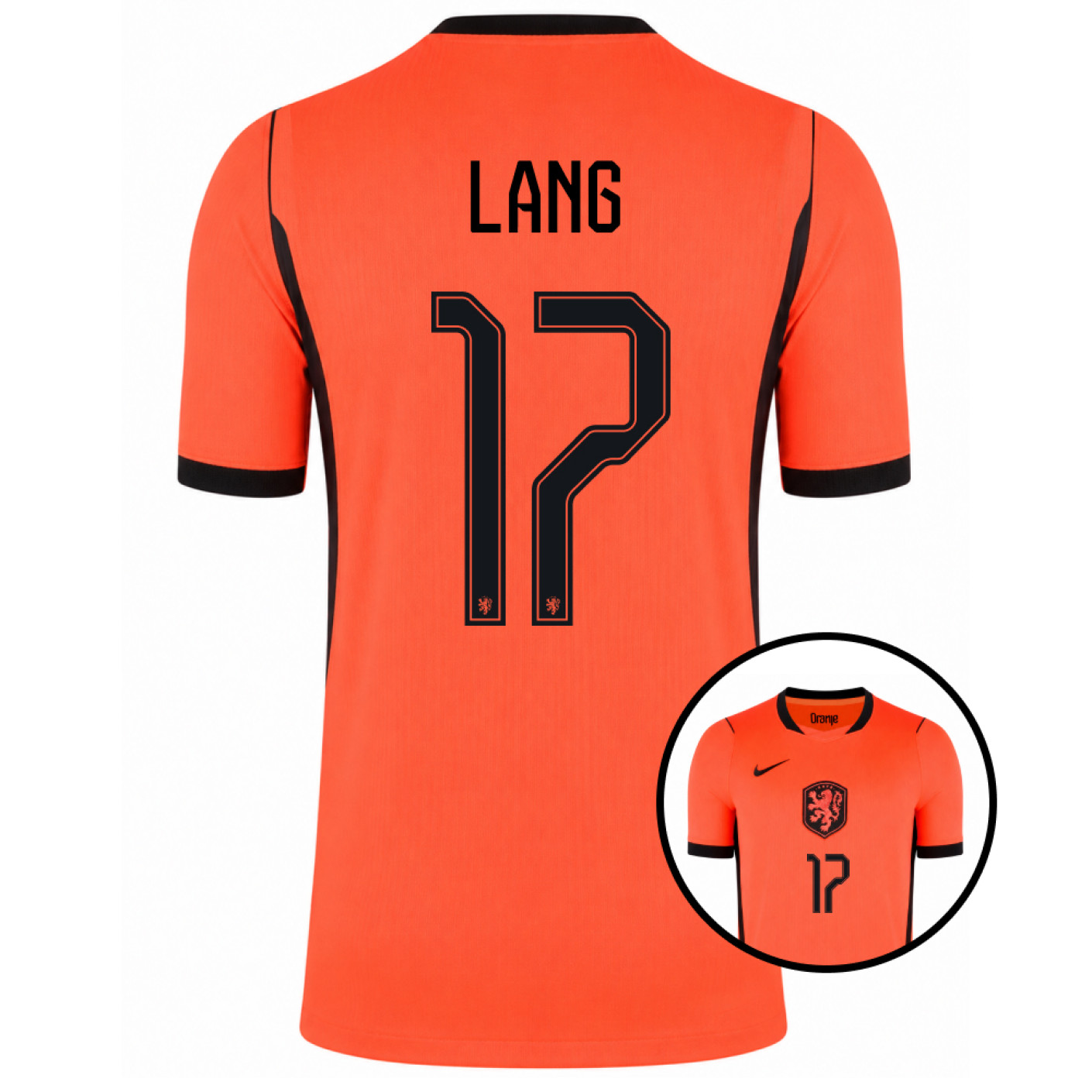 Nike Dutch Team Long 17 Home Shirt 2026-2028
