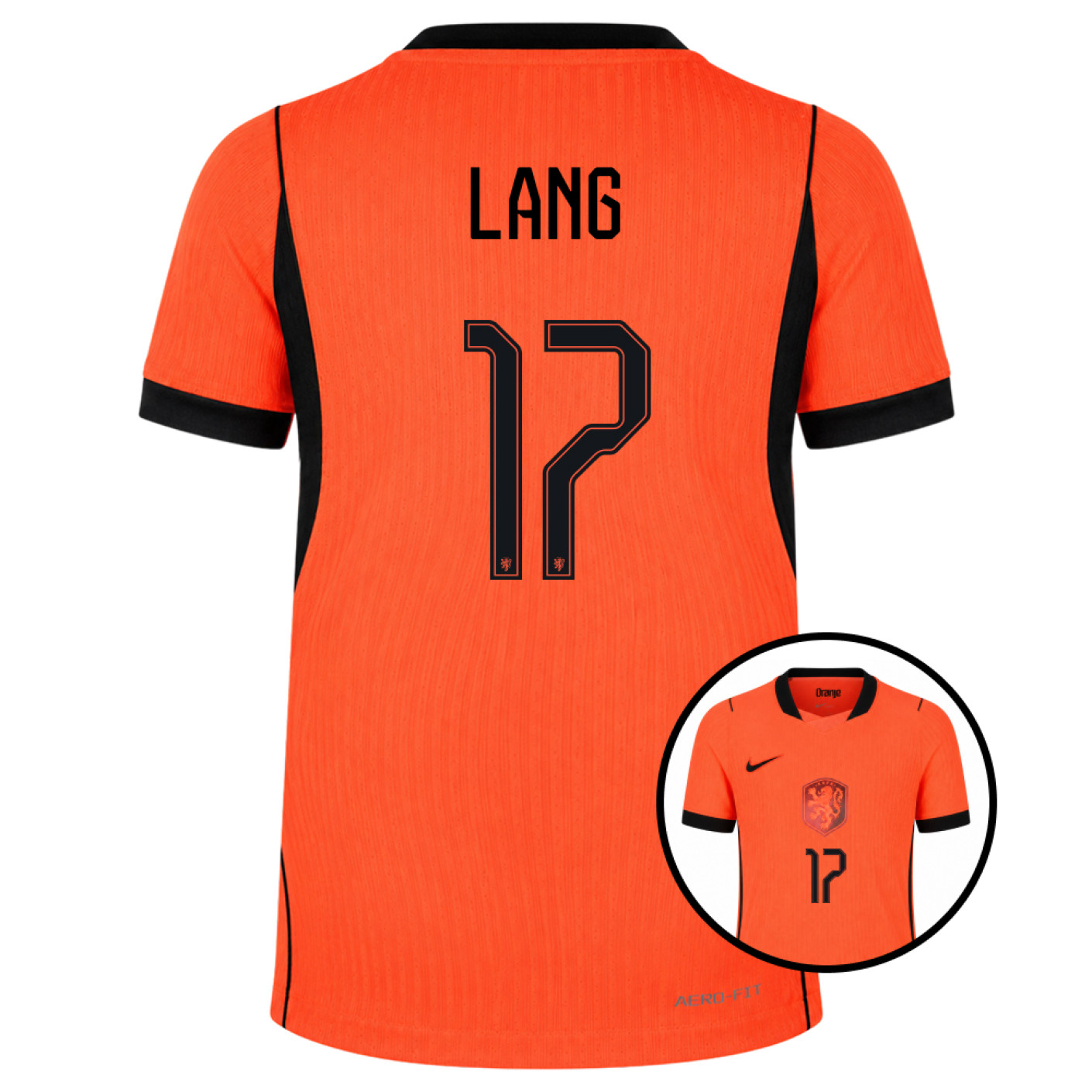 Nike Dutch Team Long 17 Authentic Home Shirt 2026-2028 Kids