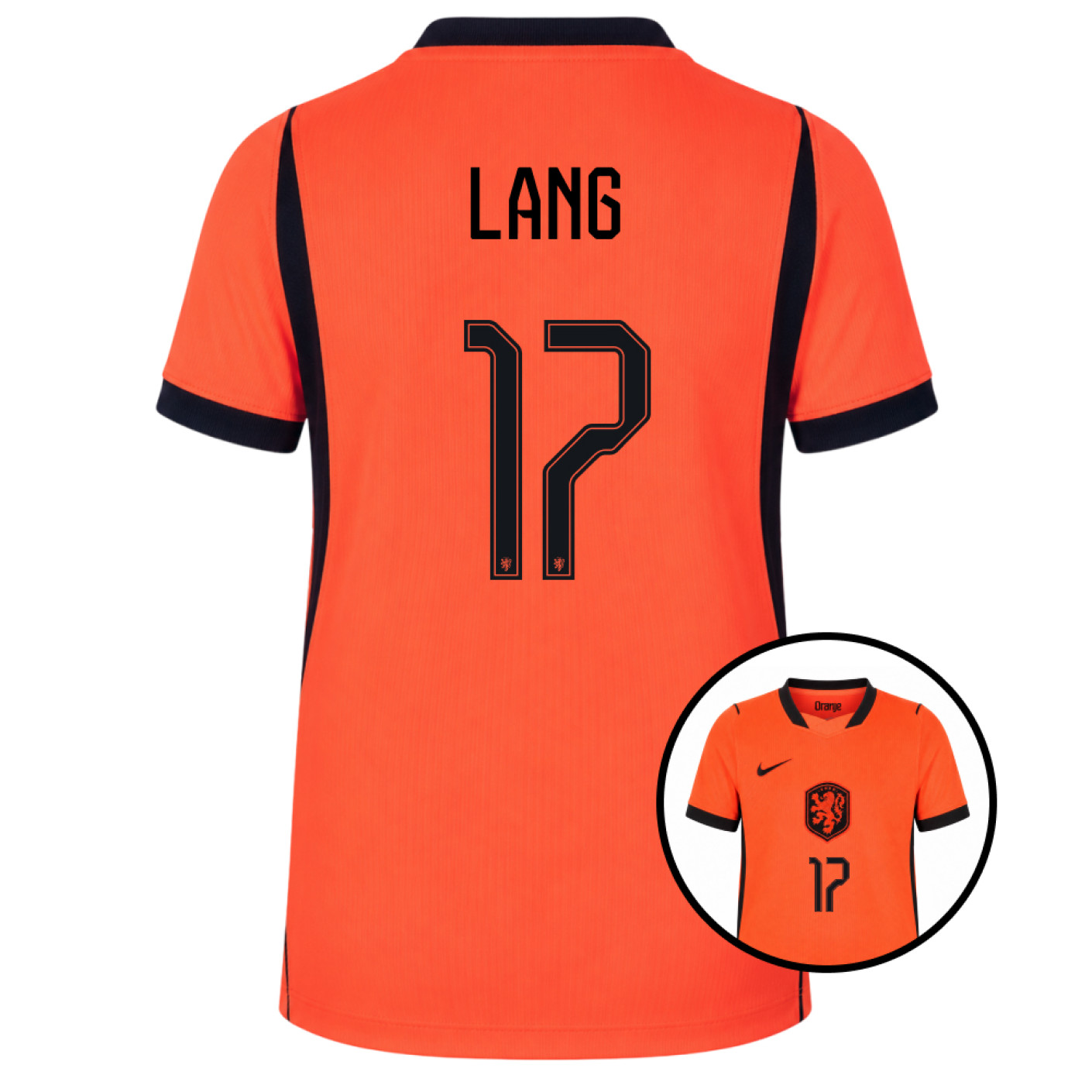 Nike Dutch Team Long 17 Home Shirt 2026-2028 Kids
