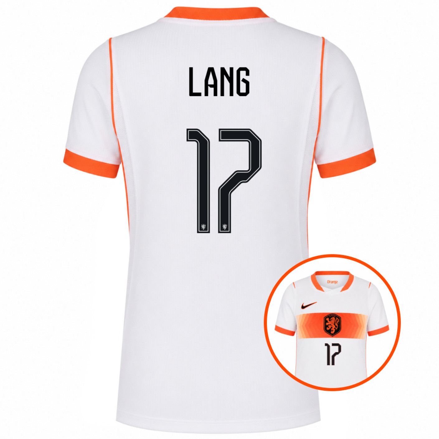 Nike Dutch Team Long 17 Away Shirt 2026-2028 Kids
