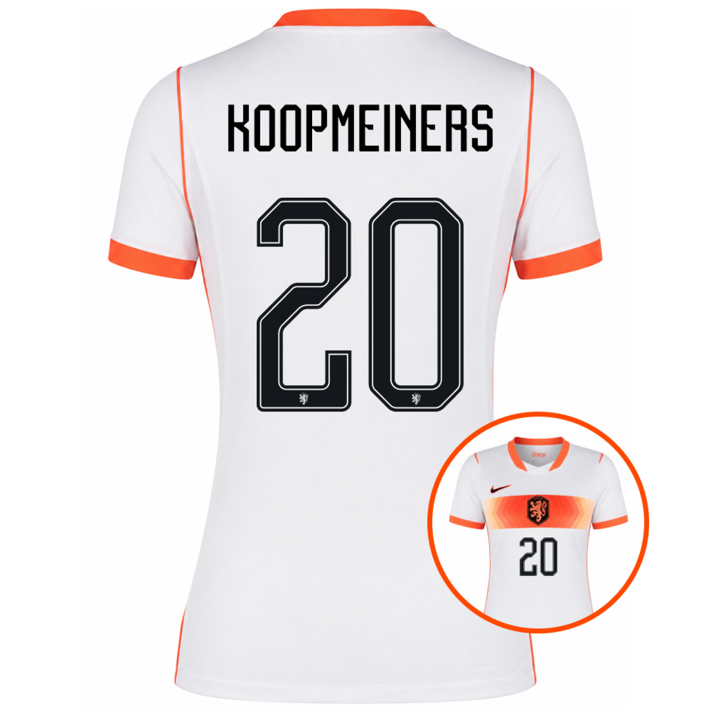 Nike Nederlands Elftal Koopmeiners 20 Uitshirt 2026-2028 Dames