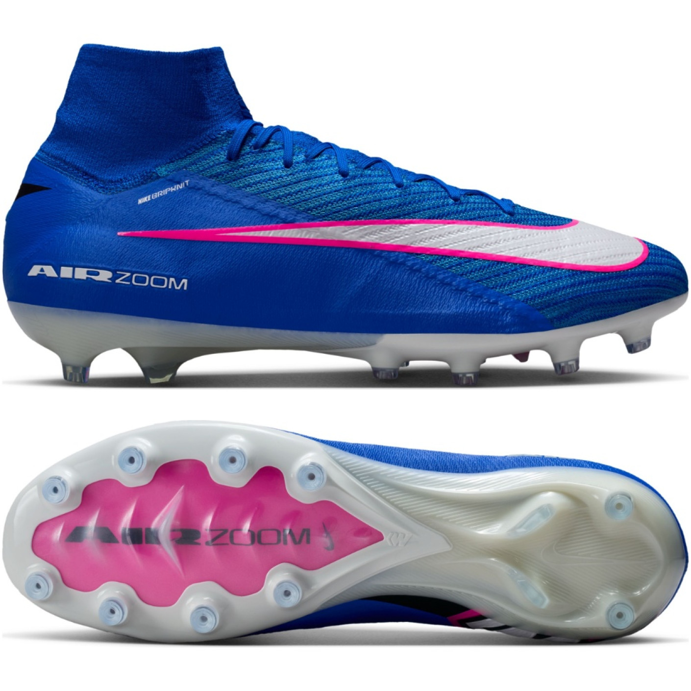 Nike Zoom Mercurial Superfly Elite 10 Artificial Grass Football Boots (AG) Blue White Hot Pink