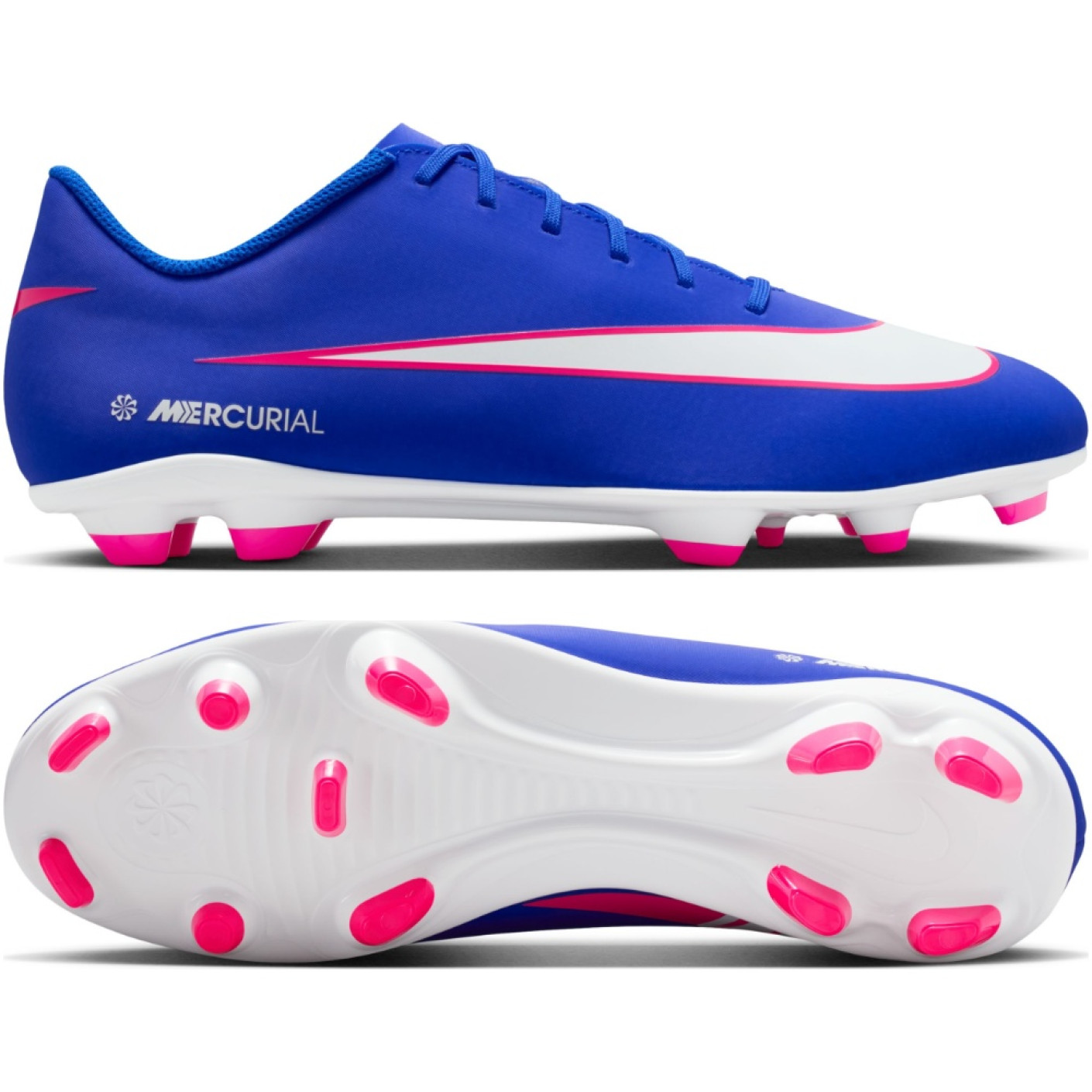 Nike Mercurial Club Vapor 16 Grass/Artificial Grass Football Boots (MG) Blue White Hot Pink