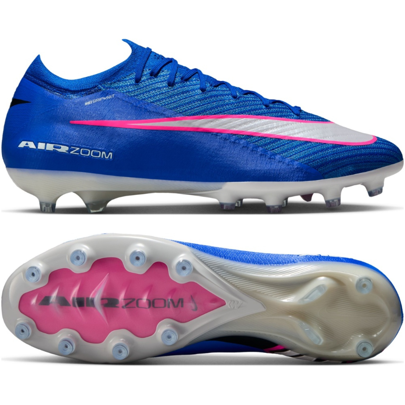 Nike Zoom Mercurial Vapor 16 Elite Artificial Grass Football Boots (AG) Blue White Hot Pink