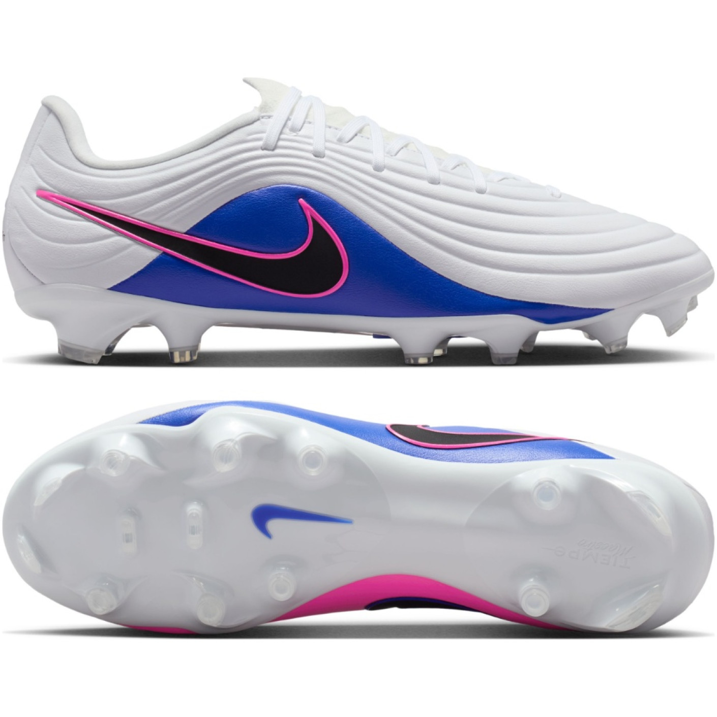 Nike Tiempo Academy Maestro Grass/Artificial Grass Football Boots (MG) White Blue Hot Pink