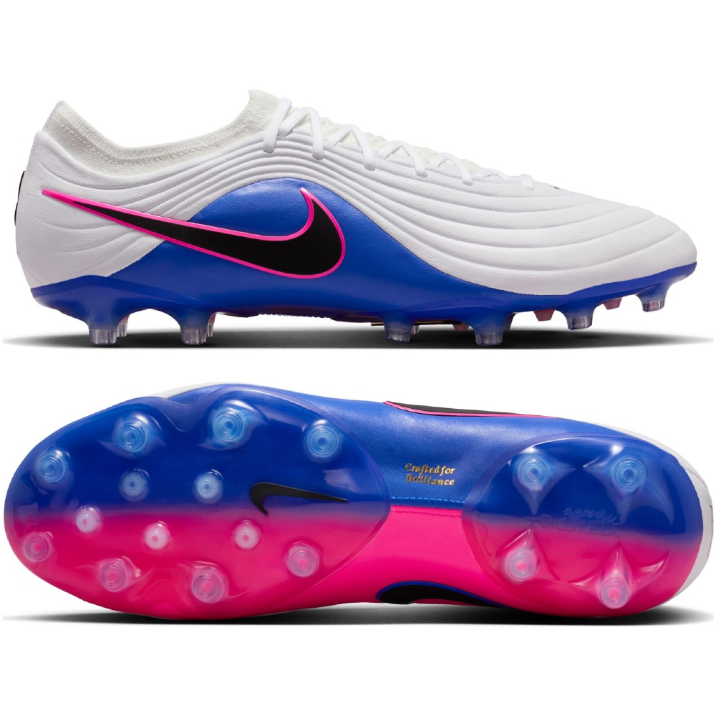 Nike Tiempo Elite Maestro Artificial Grass Football Boots (AG) White Blue Hot Pink