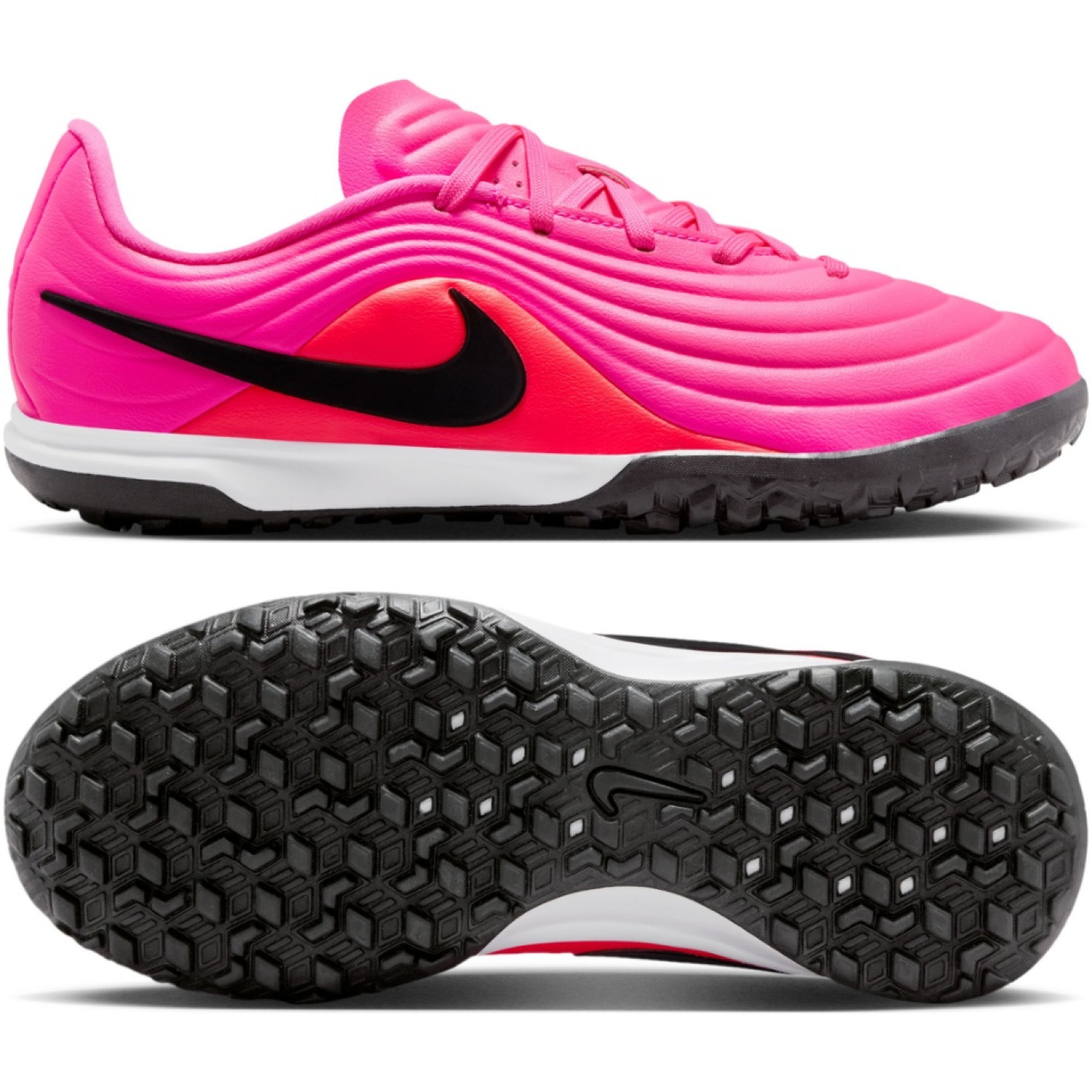 Nike Tiempo Academy Maestro (TF) Turf Football Boots Hot Pink Black