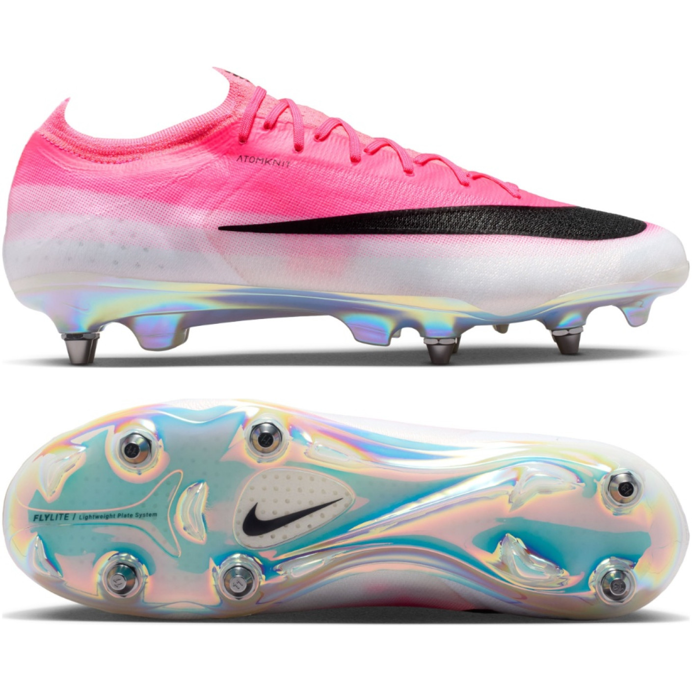 Nike Mercurial Vapor 17 Elite (SG) Iron Stud Football Boots Hot Pink White Black