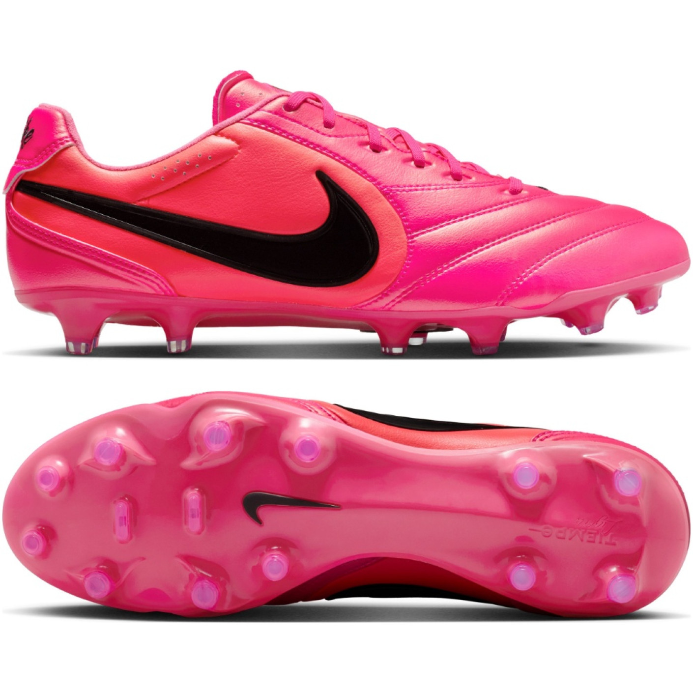 Nike Tiempo Pro Ligera (FG) Gras Football Boots Hot Pink Black