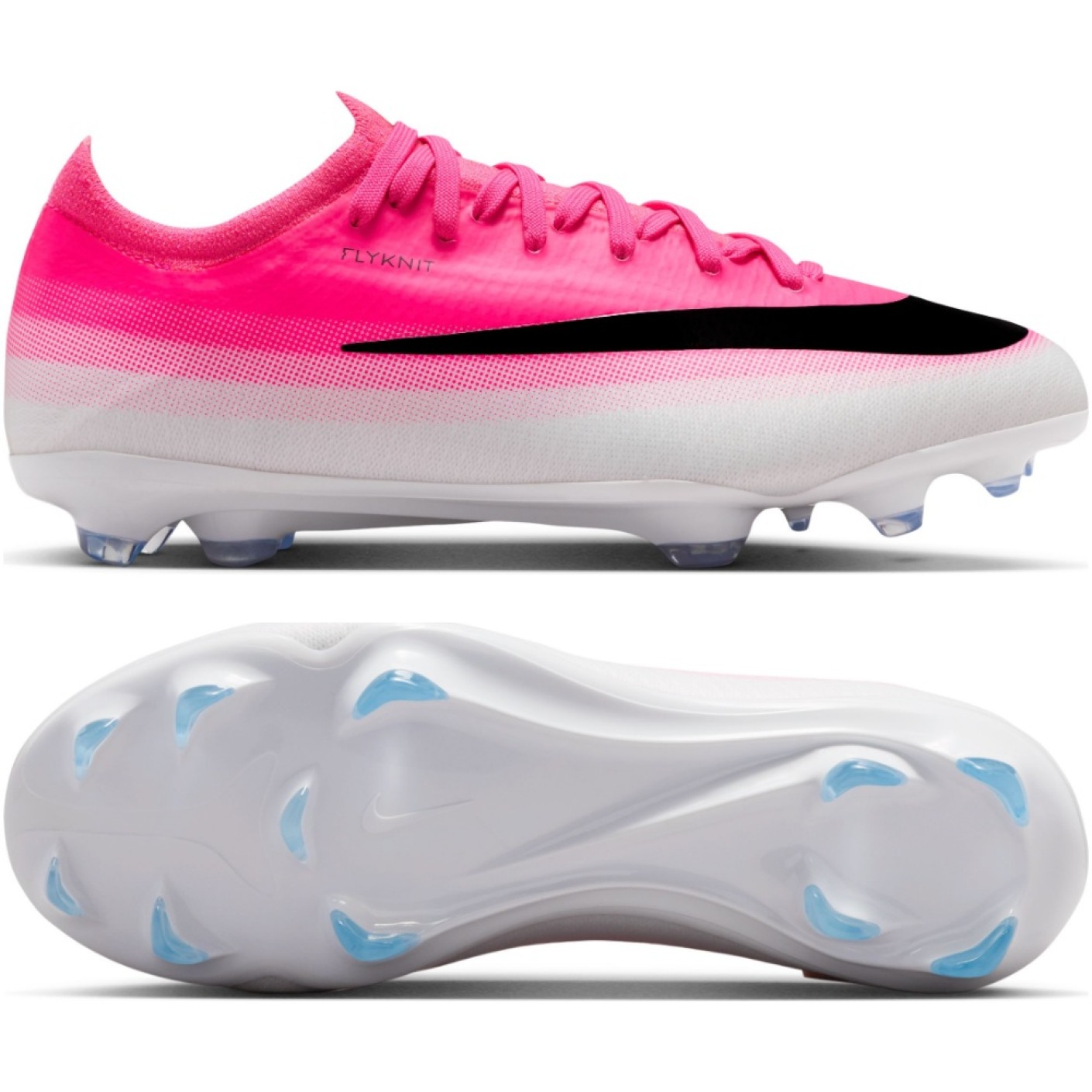 Nike Mercurial Vapor 17 Pro (FG) Gras Kids Football Boots Hot Pink White Black