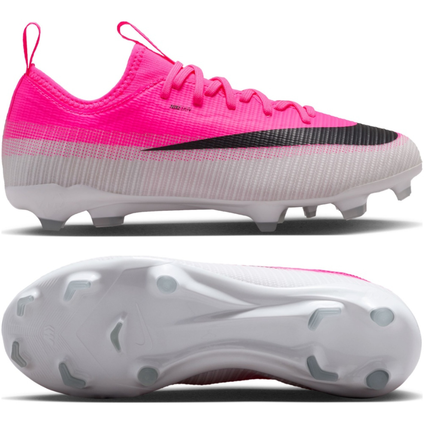 Nike Mercurial Vapor 17 Academy (MG) Grass/Artificial Grass Football Boots Kids Hot Pink White Black