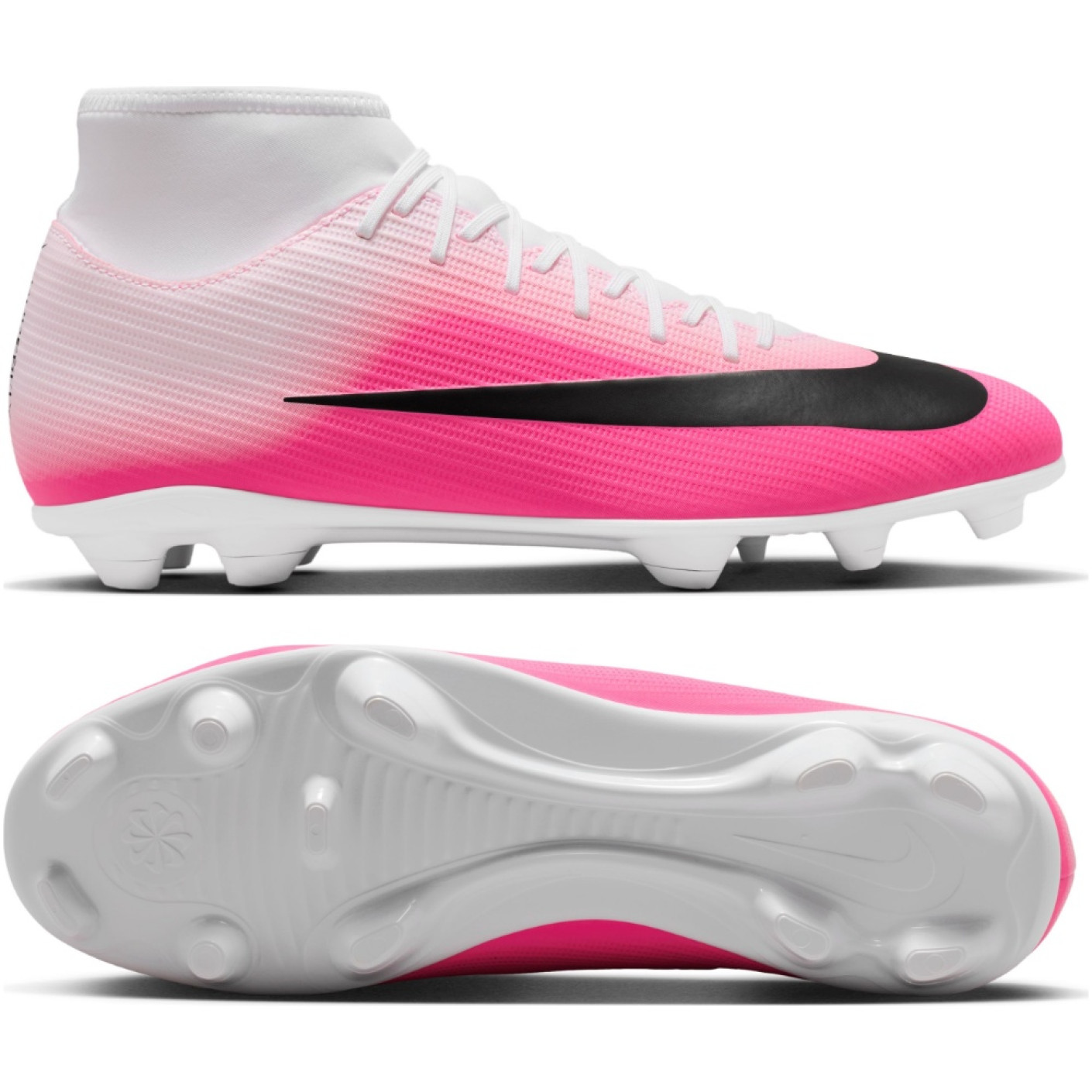 Nike Mercurial Superfly 11 Club (MG) Grass/Artificial Grass Football Boots Hot Pink White Black