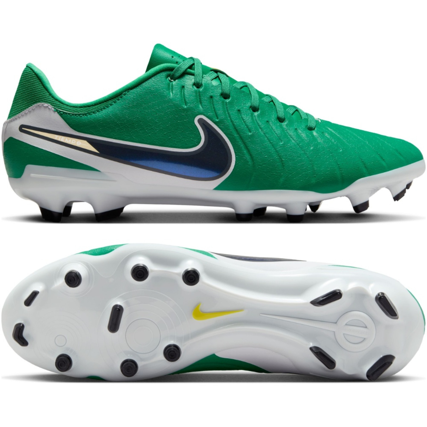 Nike Tiempo Legend Academy 10 Gras Football Boots (FG) Green White