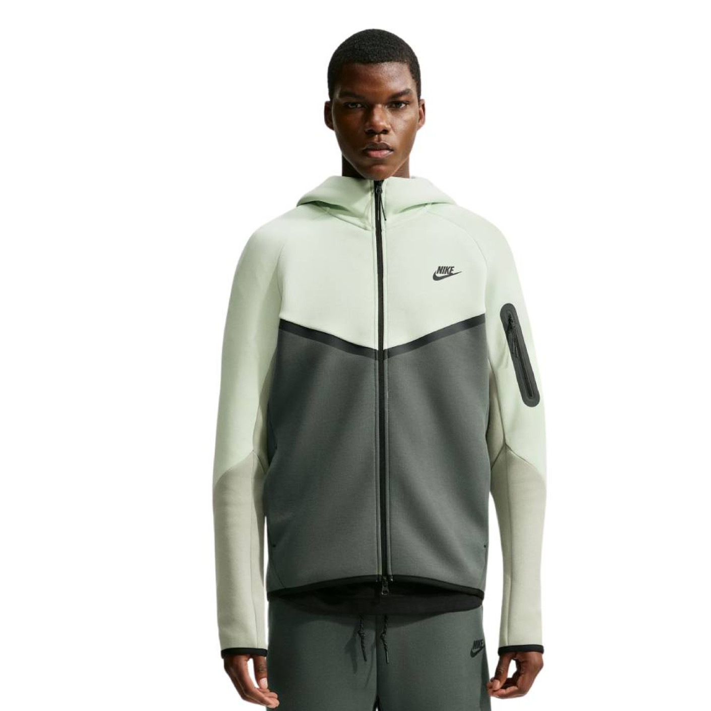 Nike Tech Fleece Vest Mint Green Dark Green Black