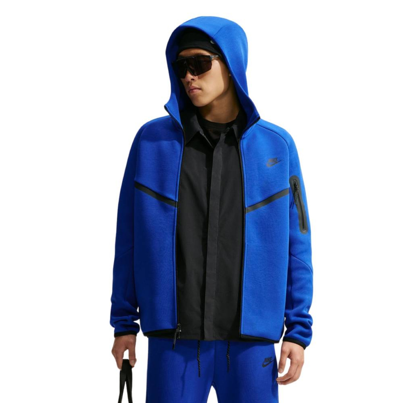 Nike Tech Fleece Vest Bright Blue Black