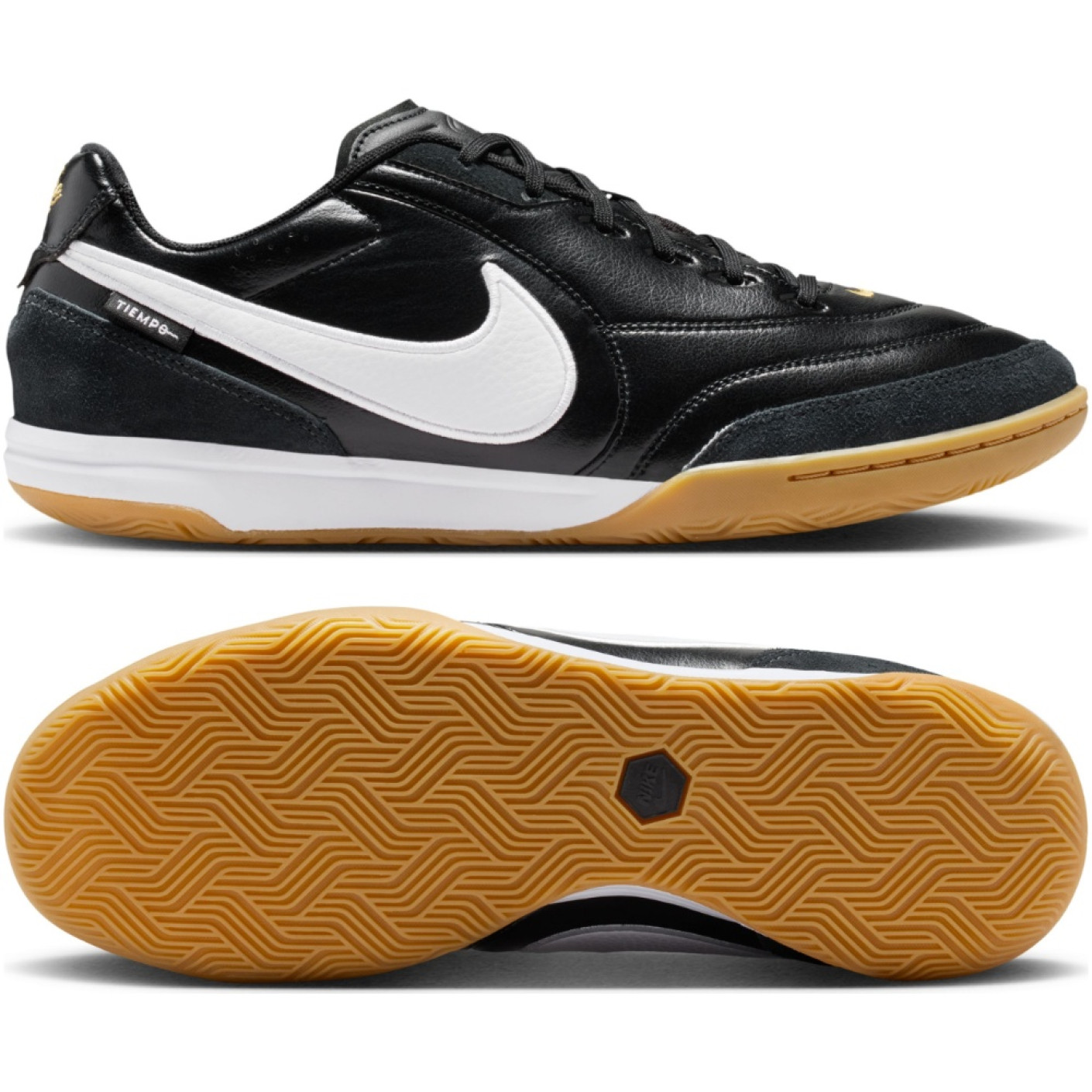 Nike Tiempo Streetgato (IN) Indoor Football Shoes Black White