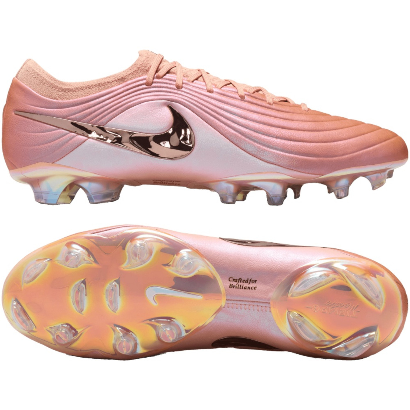 Nike Tiempo Maestro Elite Gras Voetbalschoenenen (FG) Roze Brons