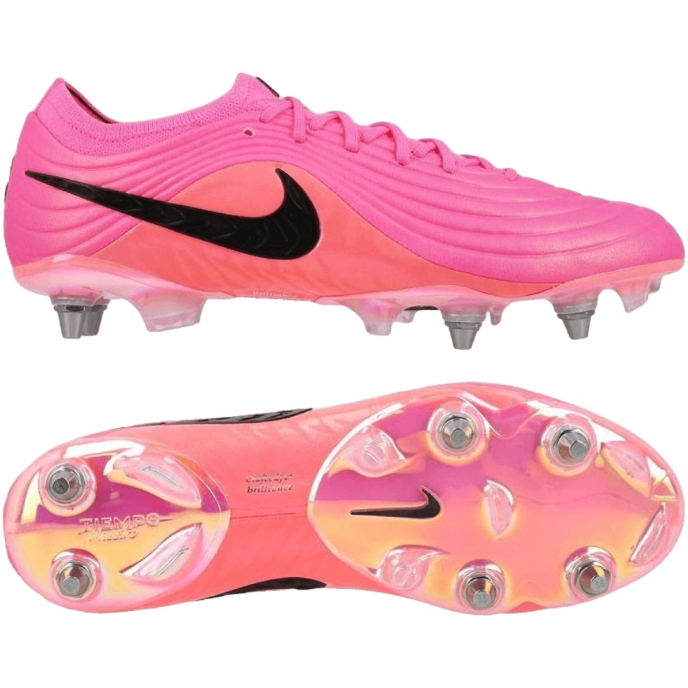 Nike Tiempo Maestro Elite (SG) Iron Stud Football Boots Hot Pink Black