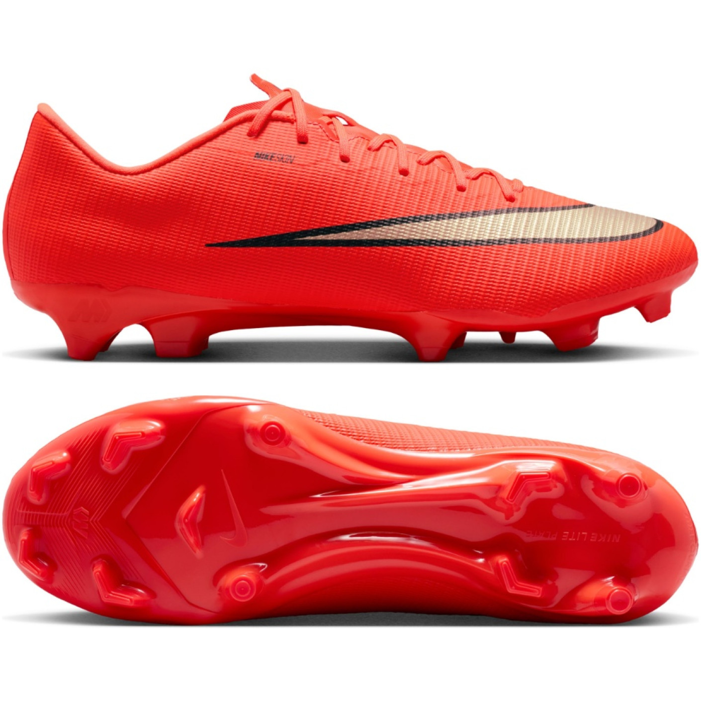 Nike Mercurial Vapor 17 Academy (MG) Grass/Artificial Grass Football Boots Bright Red Black Gold