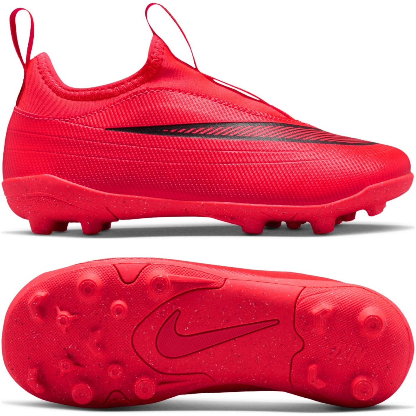 Nike Mercurial Vapor 17 Club Flex (MG) Gras / Kunstgras Voetbalschoenen Kids Felrood Zwart Goud