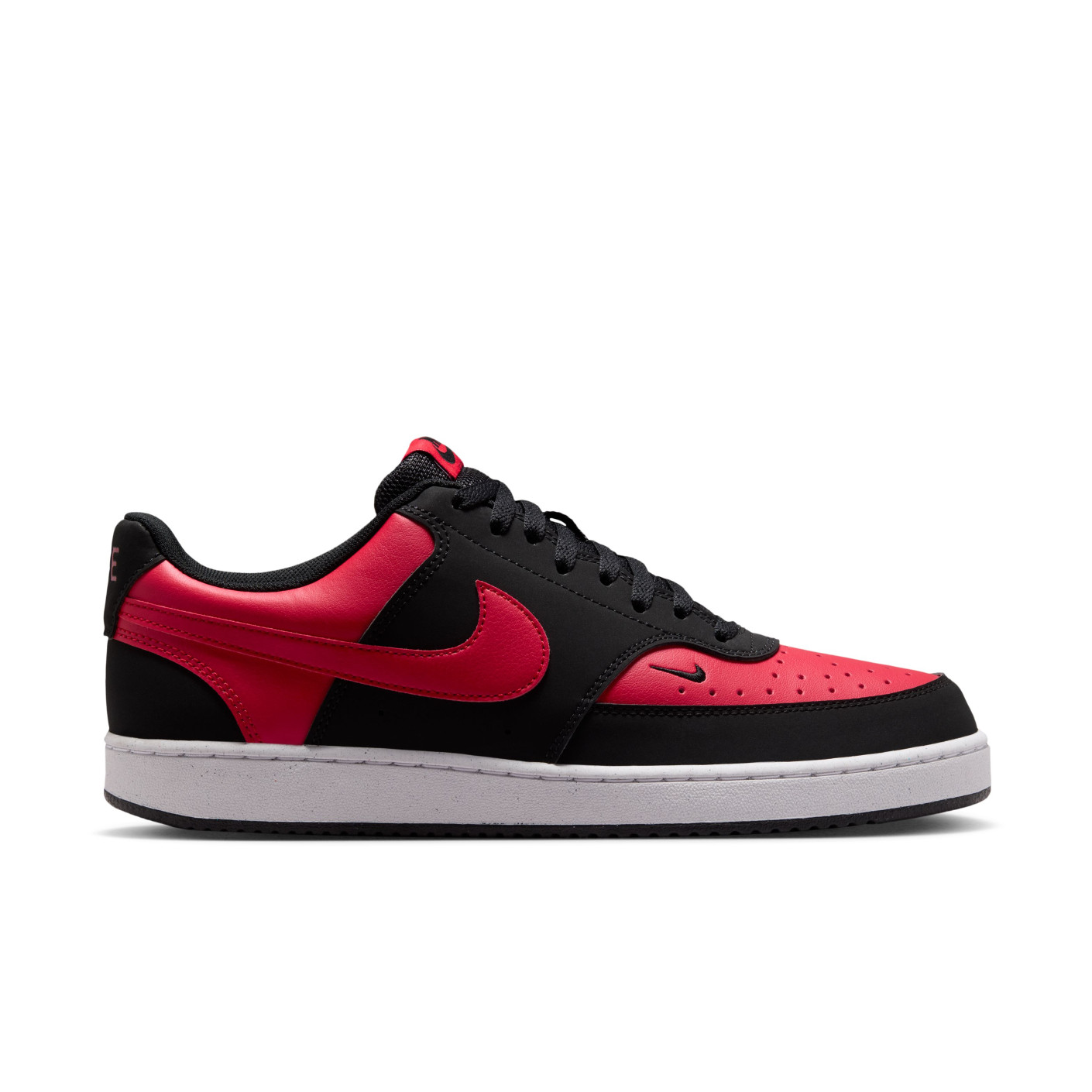 Nike Court Vision Sneakers Low Black Red Red White