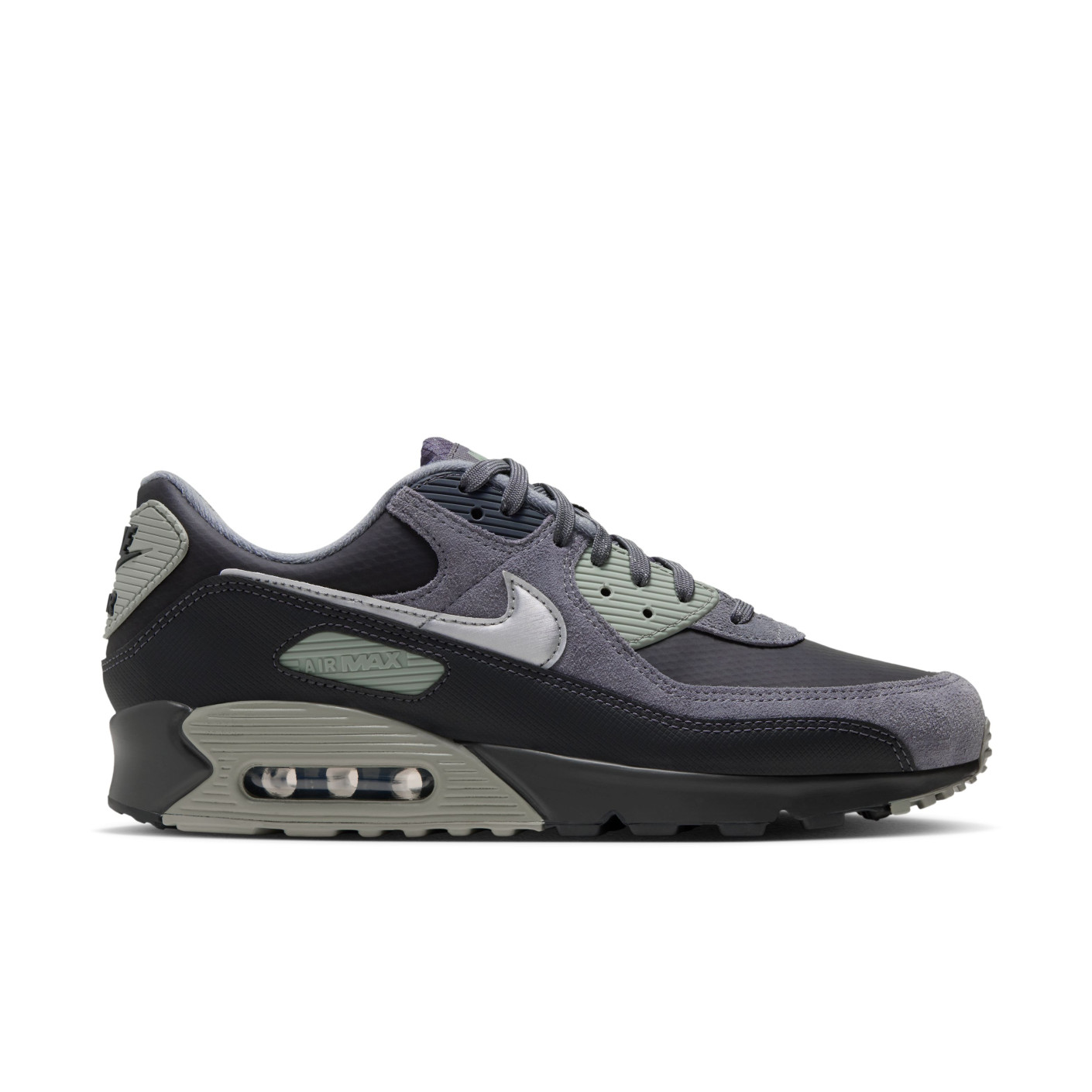 Nike Sneakers Air Max 90 Iron Grey Metallic Silver Anthracite Cool Grey Jade Horizon