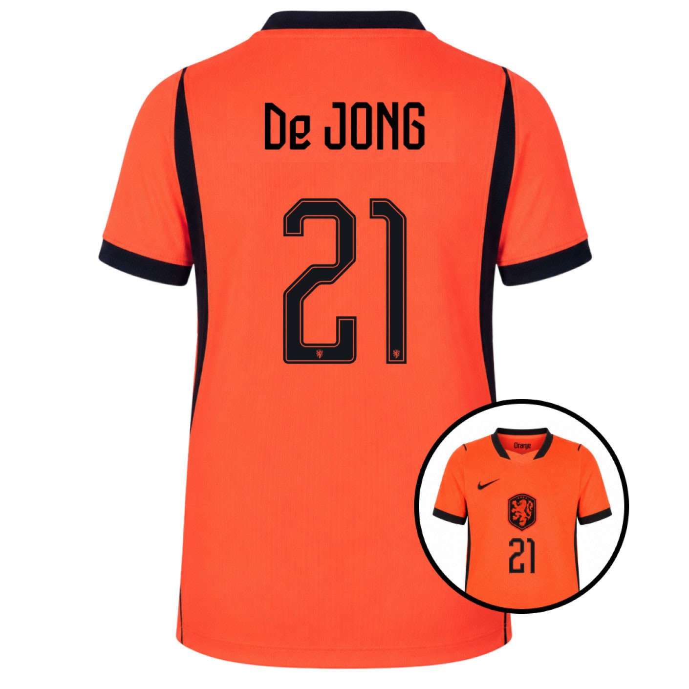 Nike Nederlands Elftal De Jong 21 Thuisshirt 2026-2028 Kids