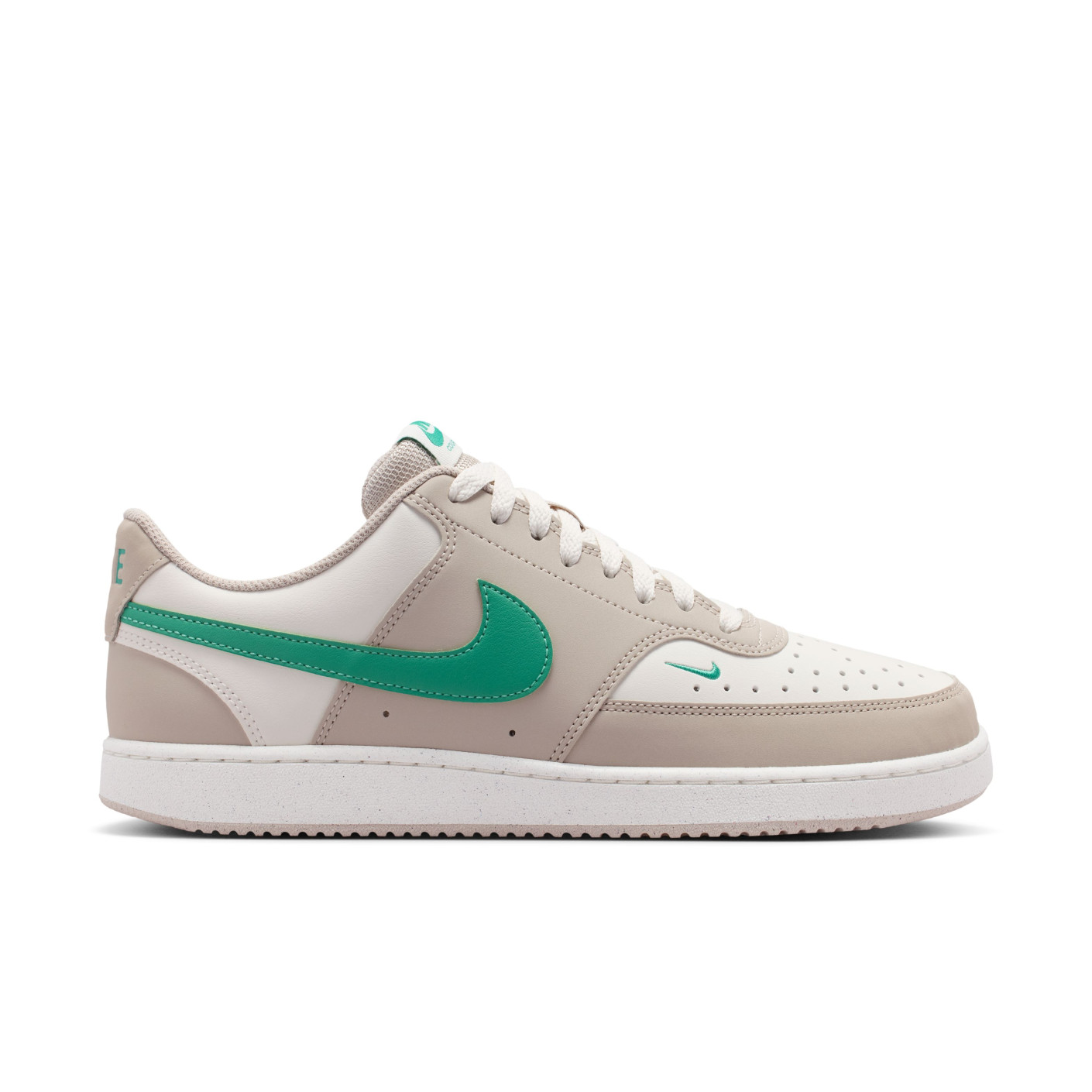 Nike Court Vision Sneakers Low Beige Green Cream White