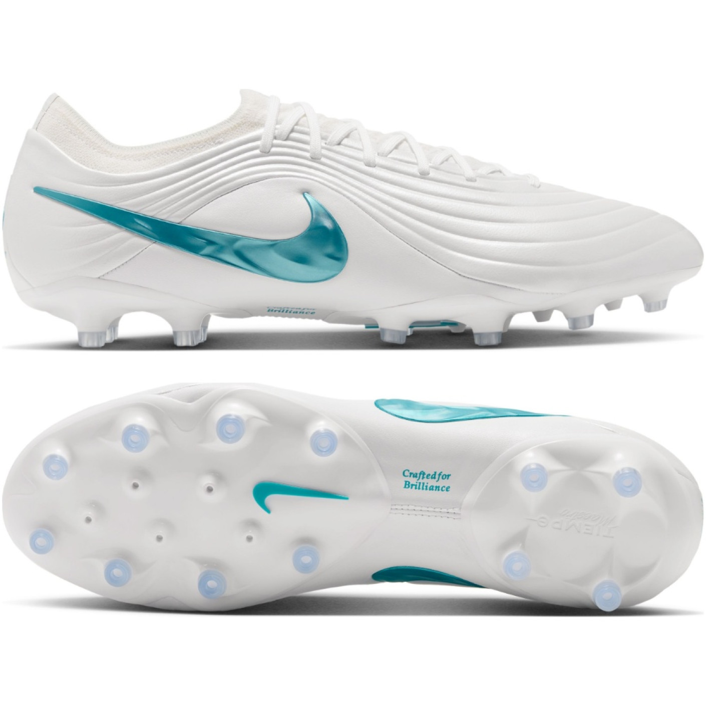 Nike Tiempo Maestro Elite Artificial Grass Football Boots (AG) White Turquoise