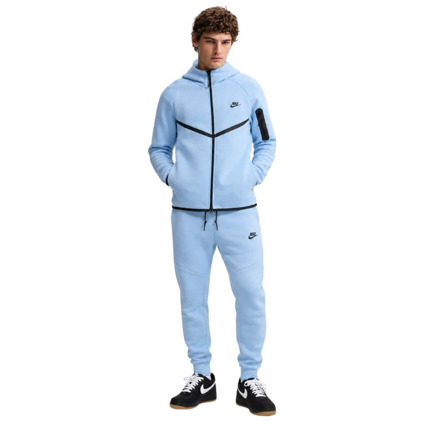 Nike Tech Fleece Tracksuit Light Blue Black