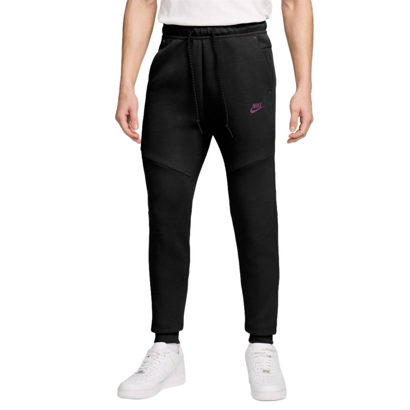 Nike Tech Fleece Sweat Pants Black Purple
